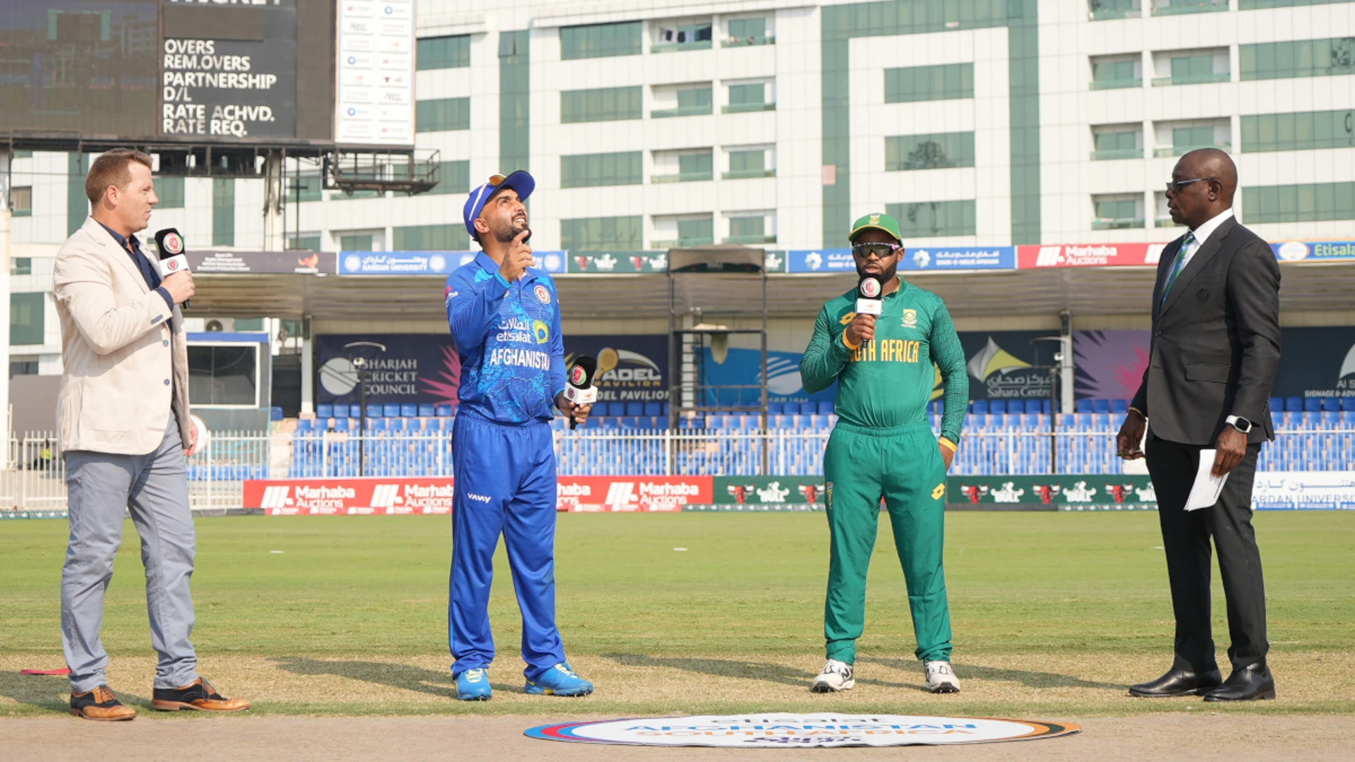 Afghanistan win toss and bat in second ODI