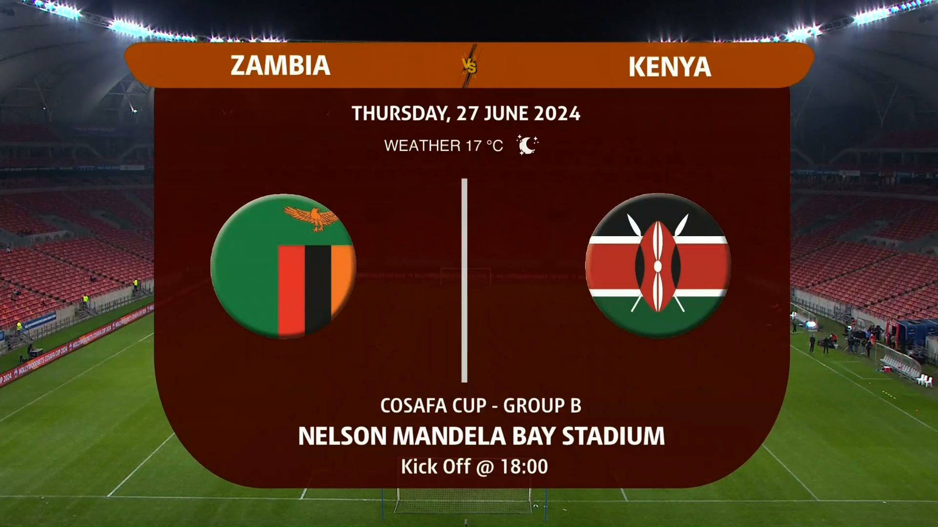 Zambia V Kenya | Match Highlights | COSAFA Cup - Group B | SuperSport