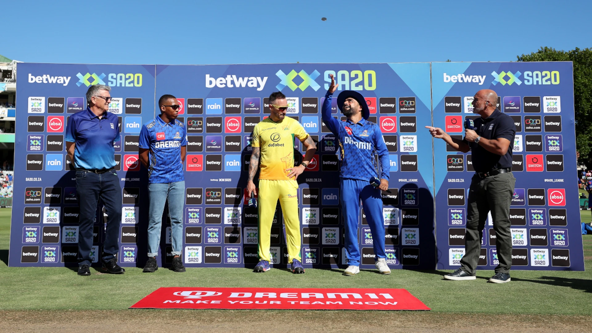 Super Kings win toss, bat first against MICT