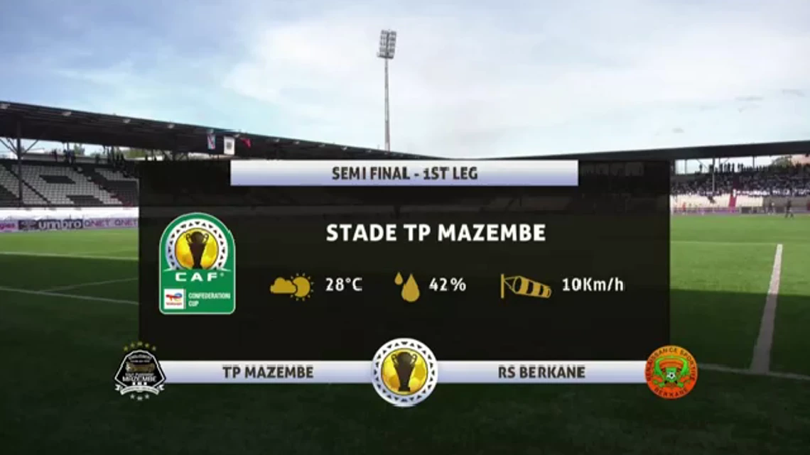 Total CAF Confederation Cup | TP Mazembe v RS Berkane | Highlights