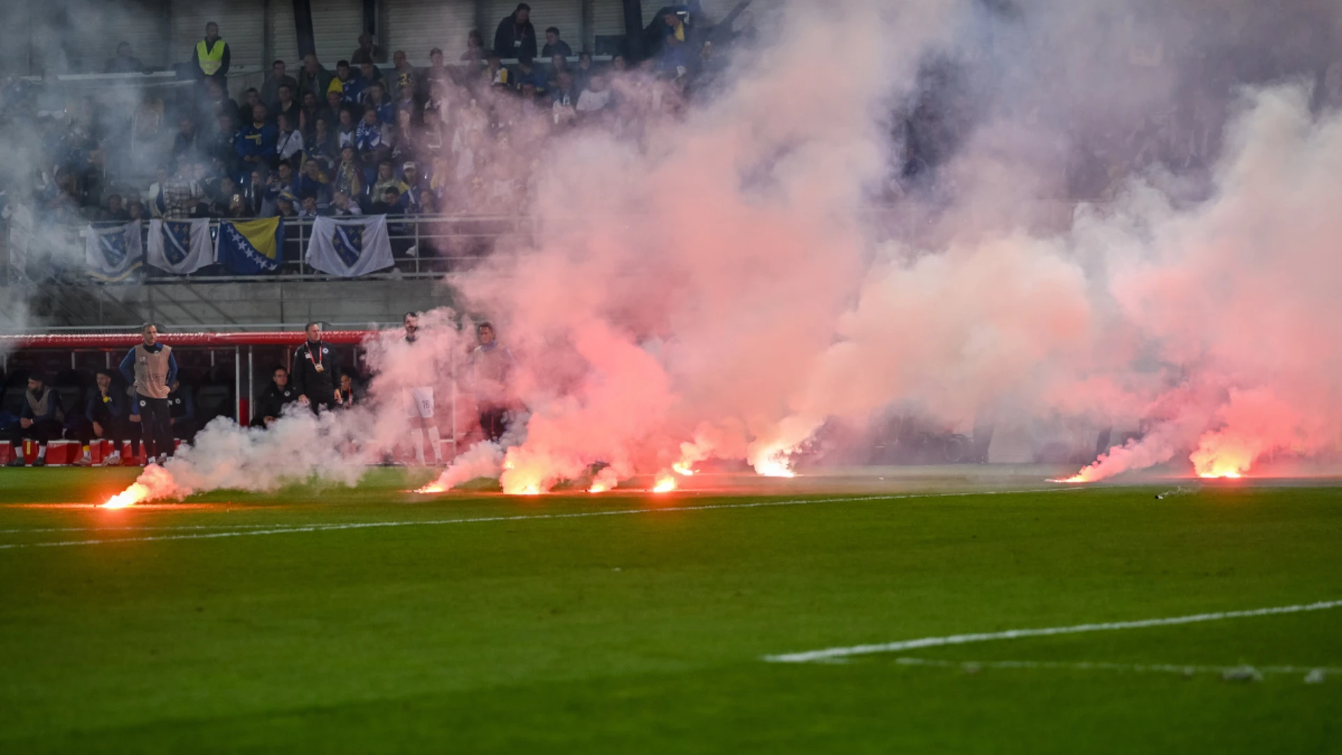 Bosnia FA sanctioned by Uefa over crowd trouble