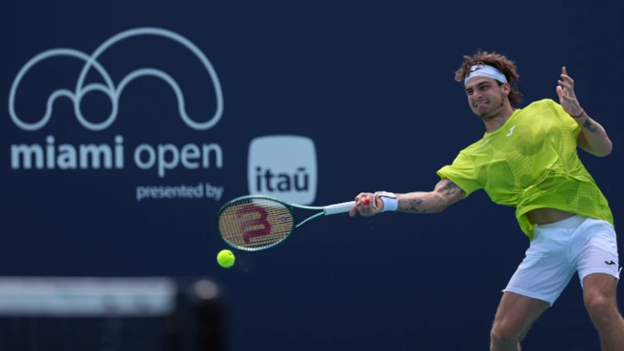 Thiago Seyboth Wild v Taylor Fritz Miami Open Day 4 Match