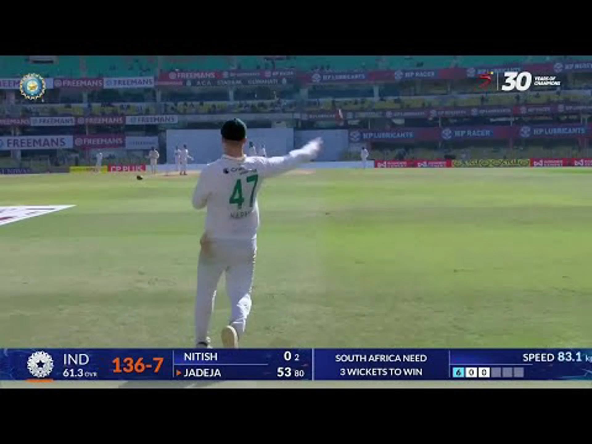 Ravindra Jadeja 54 Runs | India v South Africa | 2nd Test Day 5