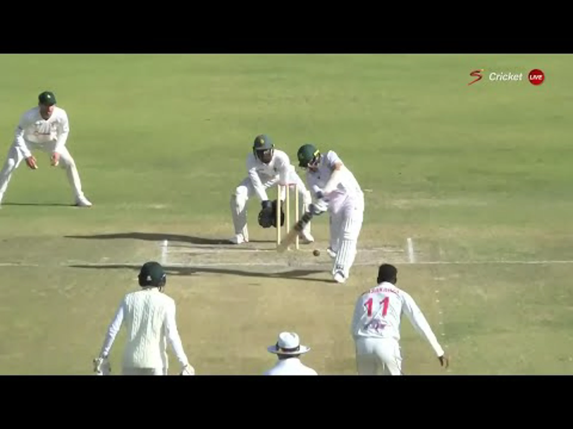 Zimbabwe v South Africa | 1st Test | 3rd inning | Wellington Masakadza 4