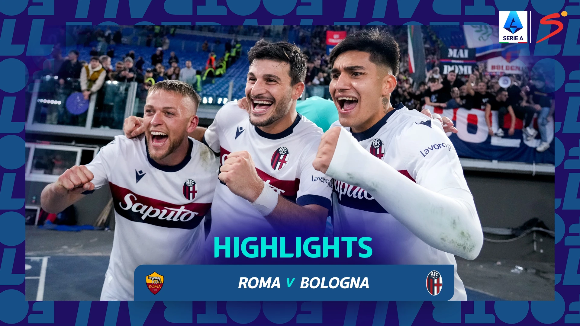 Roma v Bologna | Match Highlights | Italian Serie A Matchday 12