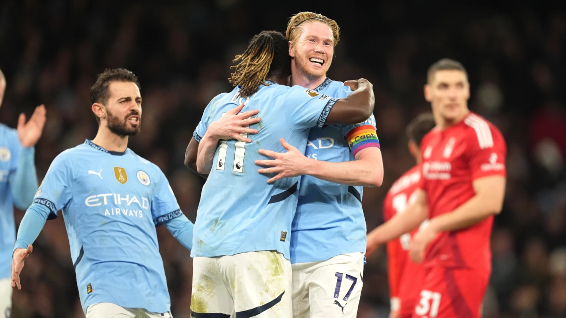 De Bruyne masterclass helps Man City end seven-game winless streak