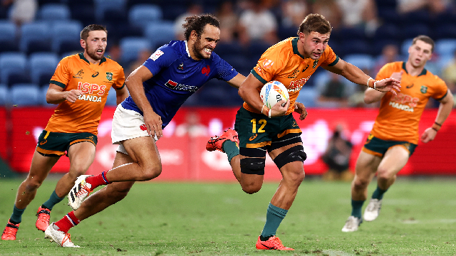 World Rugby HSBC Sevens Series Sydney | QF 4 | Australia V France ...