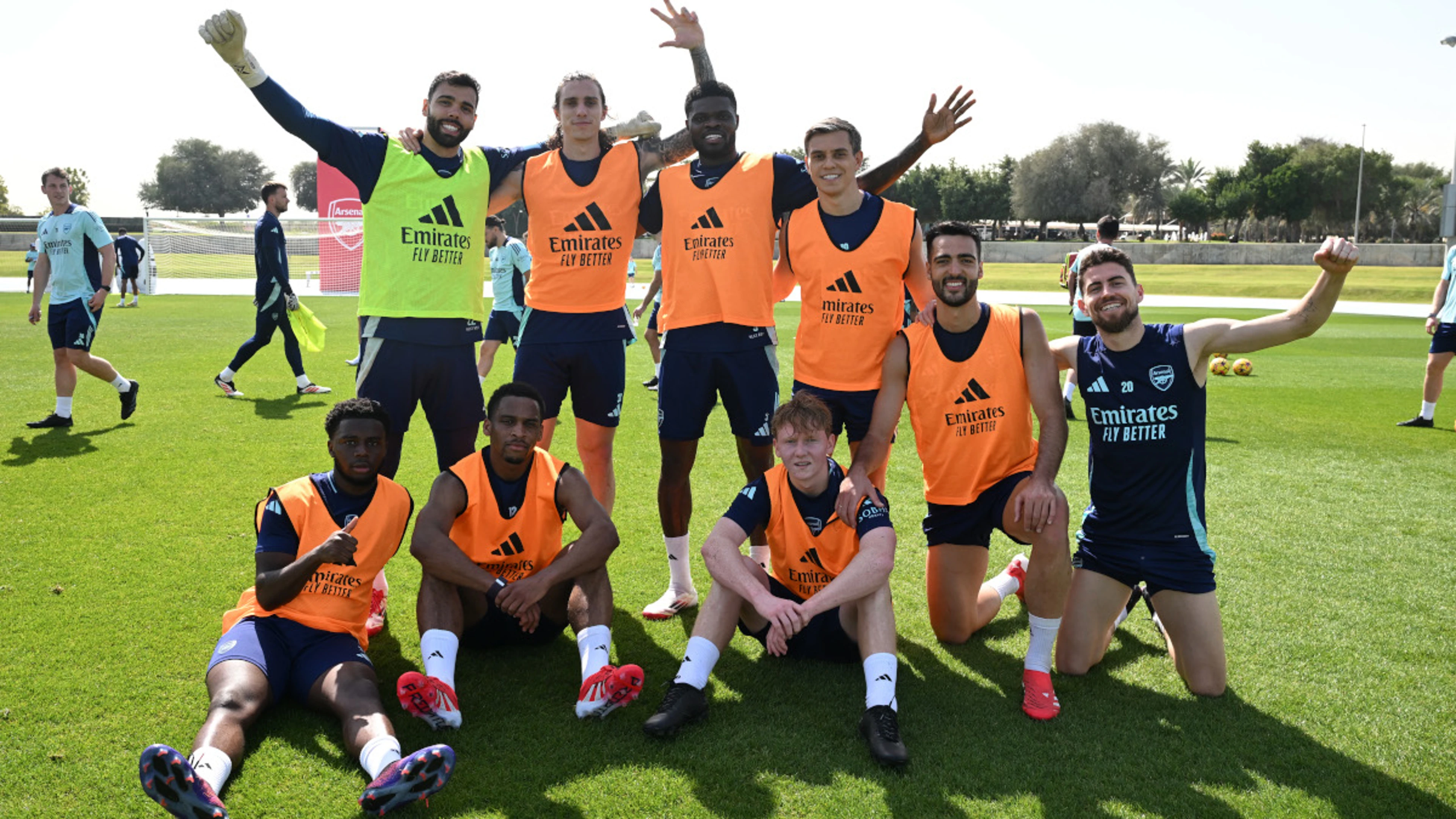 Arsenal training with different players up front, not just Merino, says Arteta