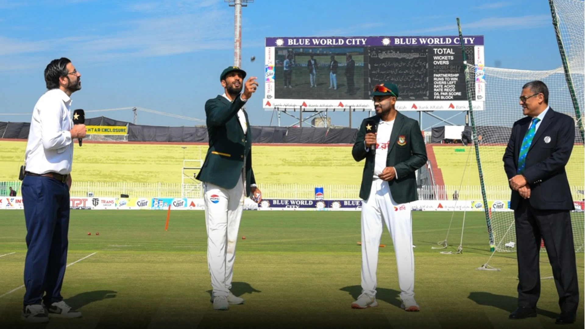 Bangladesh win toss, send Pakistan in to bat in second test