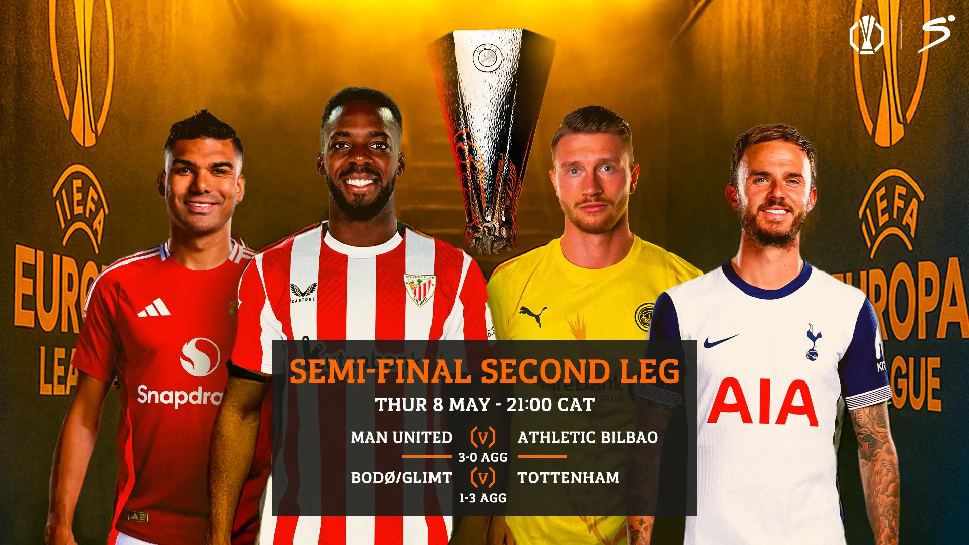 EUROPA LEAGUE: Man Utd seek to finish off Athletic Bilbao in chase for cup glory