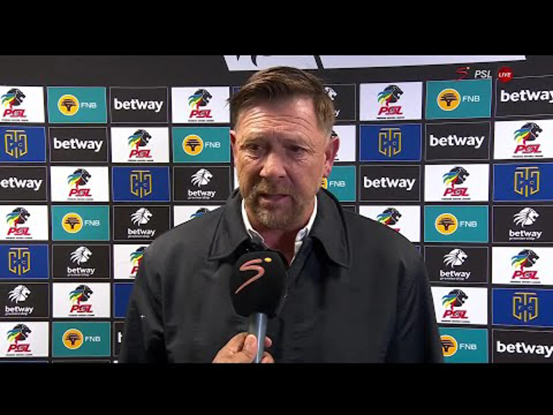 Post-match interview with Eric Tinkler | Cape Town City v SuperSport United | Betway Premiership