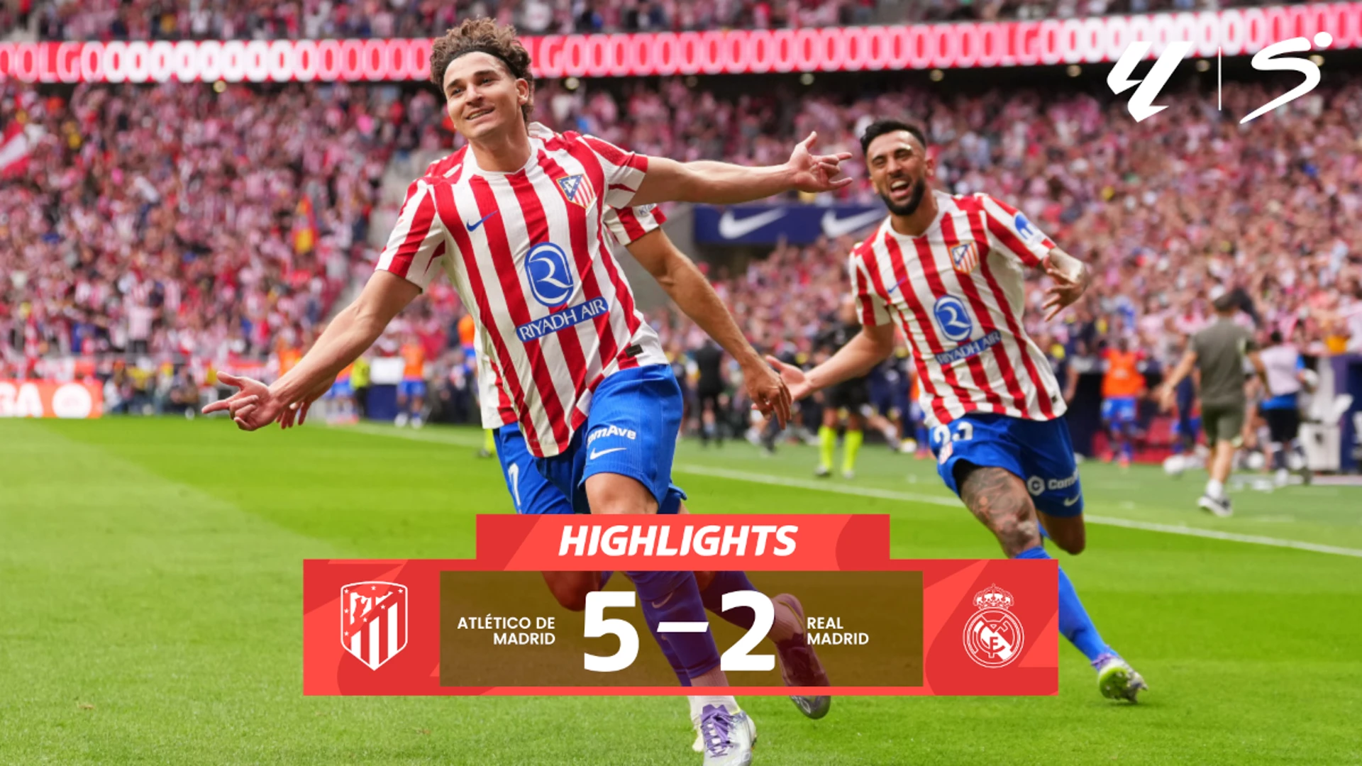 Atletico Madrid v Real Madrid | Match Highlights | LaLiga EA Sports Matchday 7