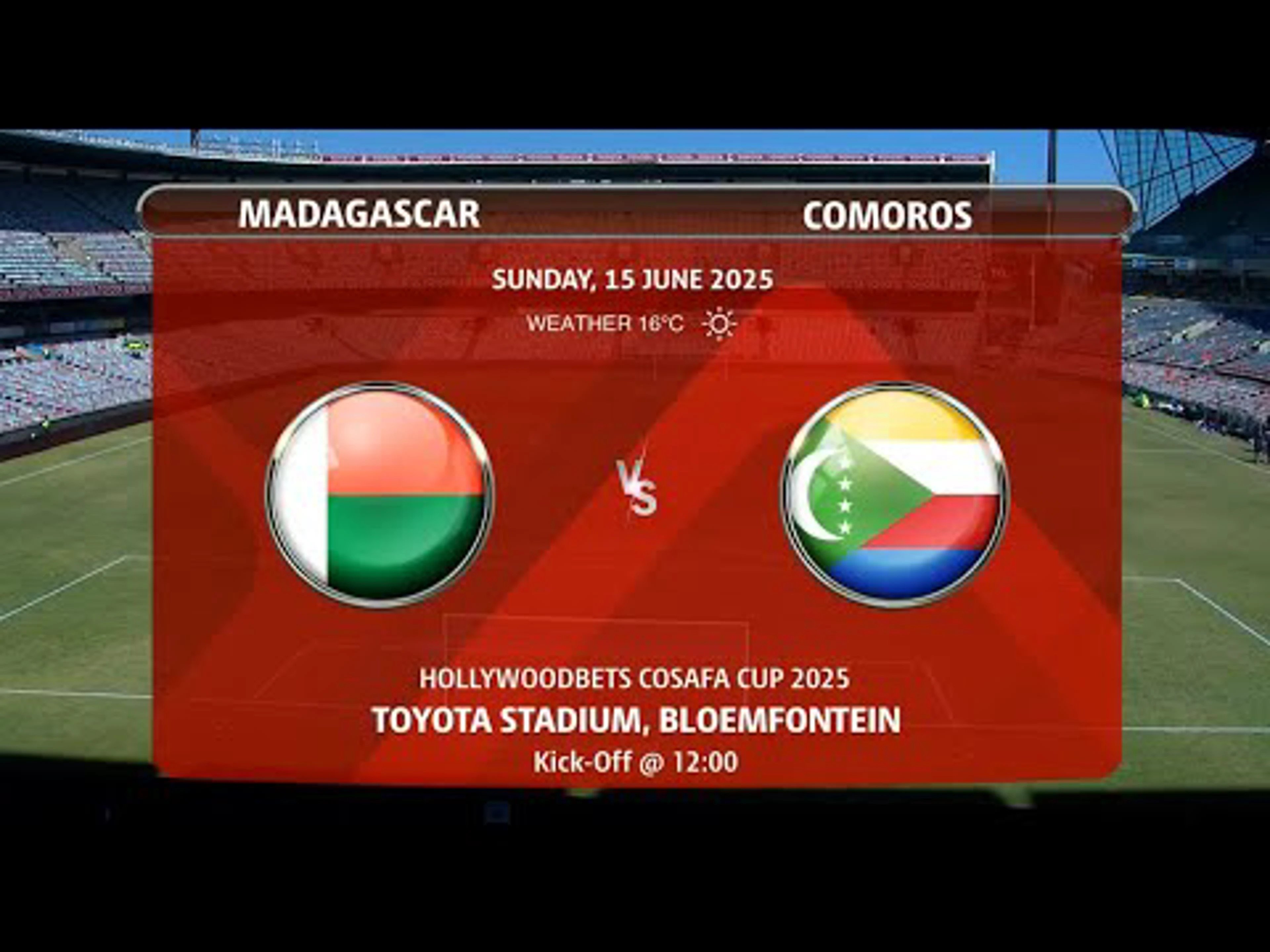 Madagascar v Comoros | 3rd Place Playoff | Match Highlights | COSAFA Cup
