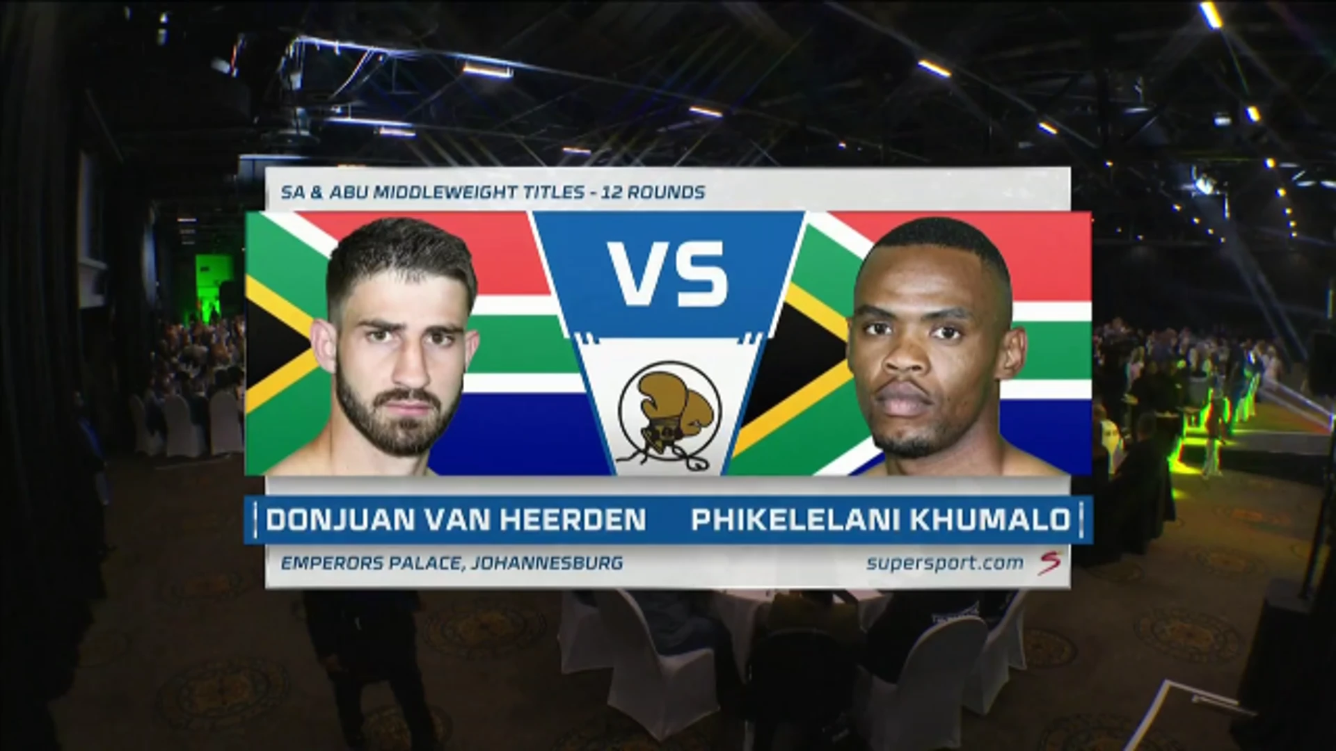 Donjuan van Heerden v Phikelelani Khumalo | Middleweight title | Highlights | Golden Gloves