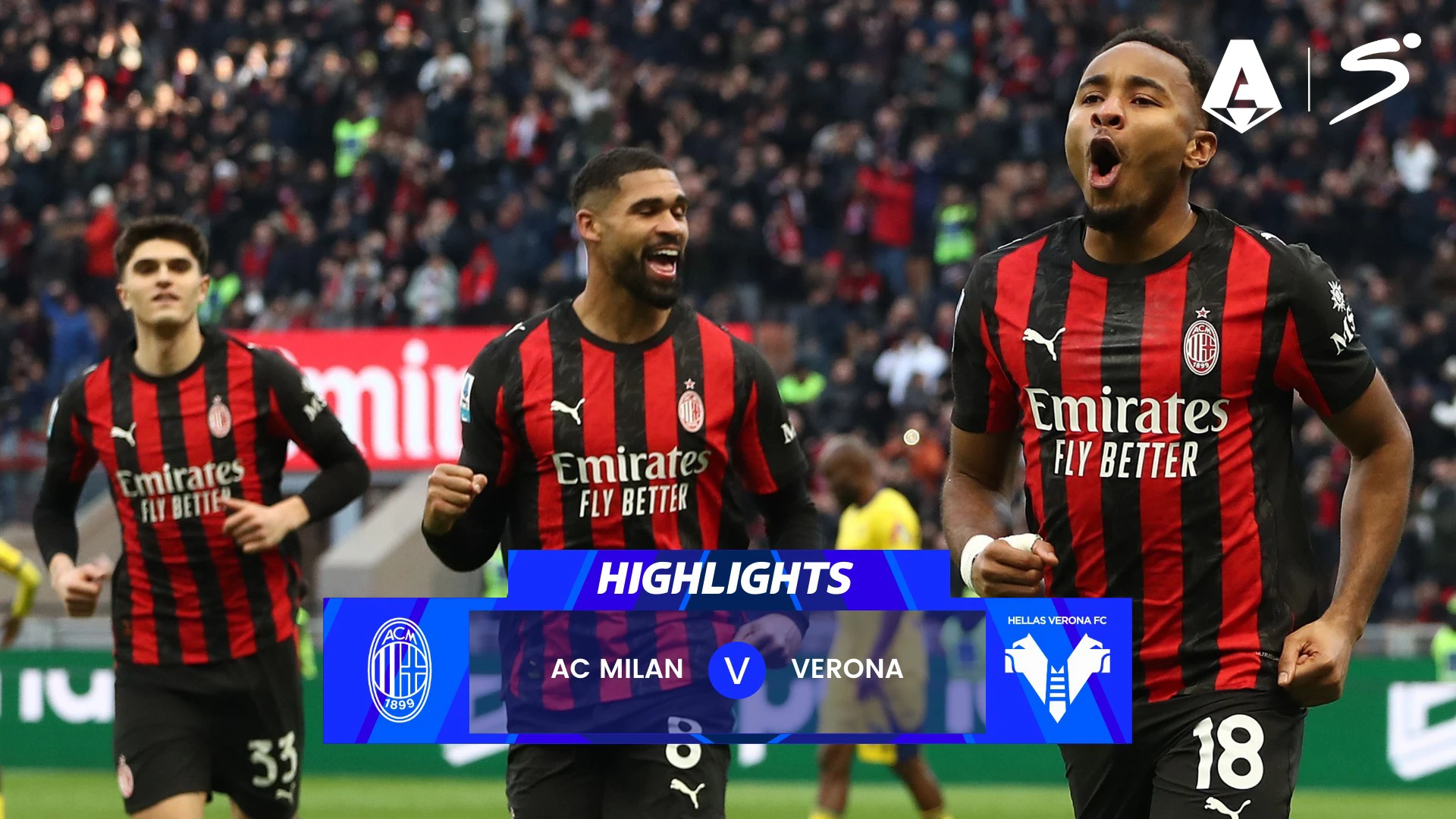 AC Milan v Hellas Verona FC | Match Highlights | Italian Serie A