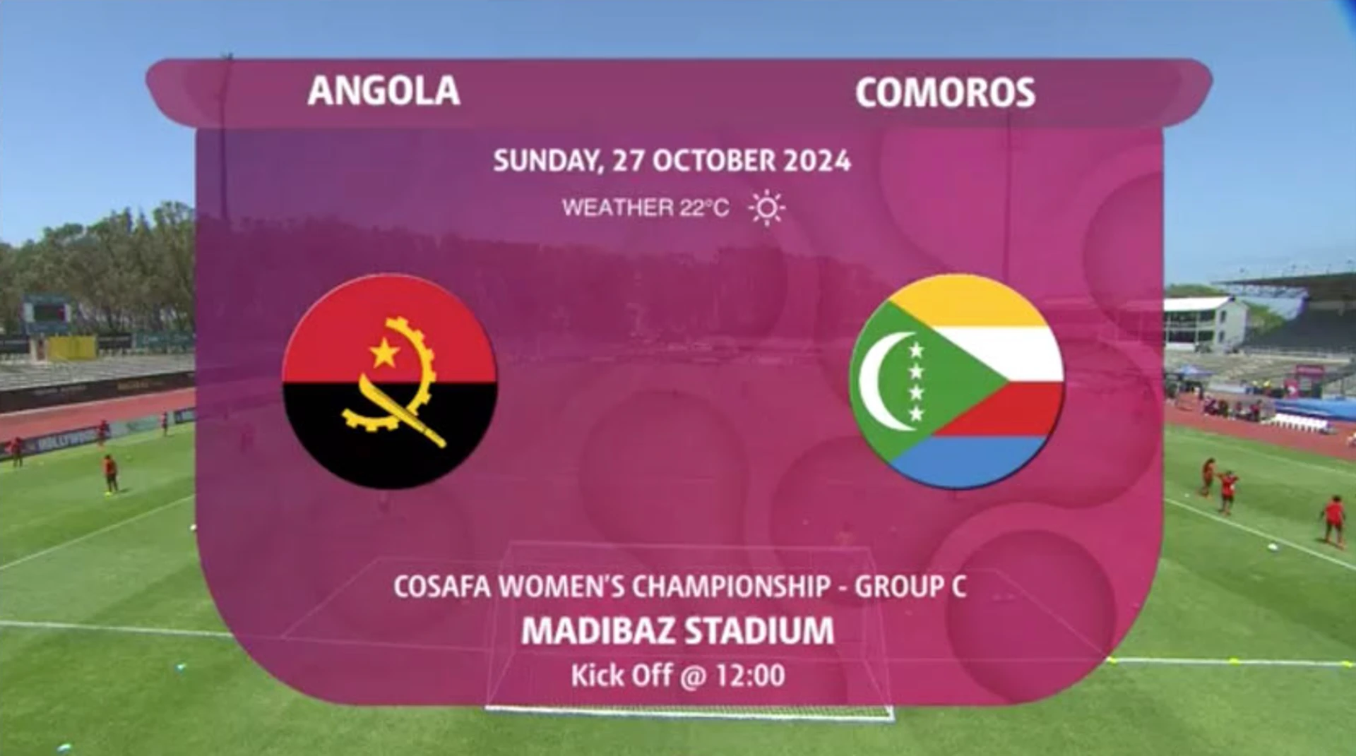 Angola v Comoros | Match Highlights | COSAFA Women's Championship