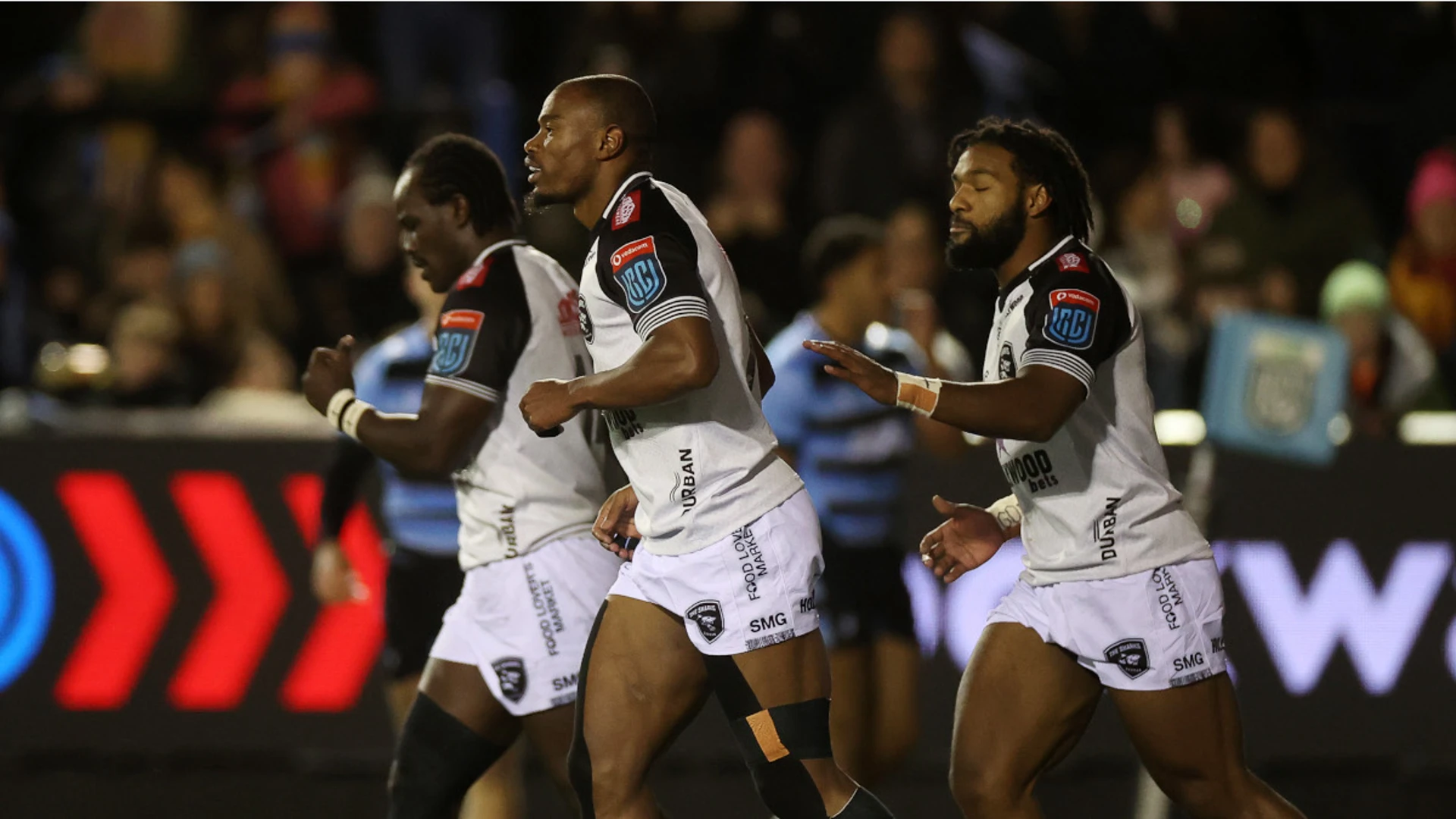 Six try Sharks ride their luck for first Cardiff win