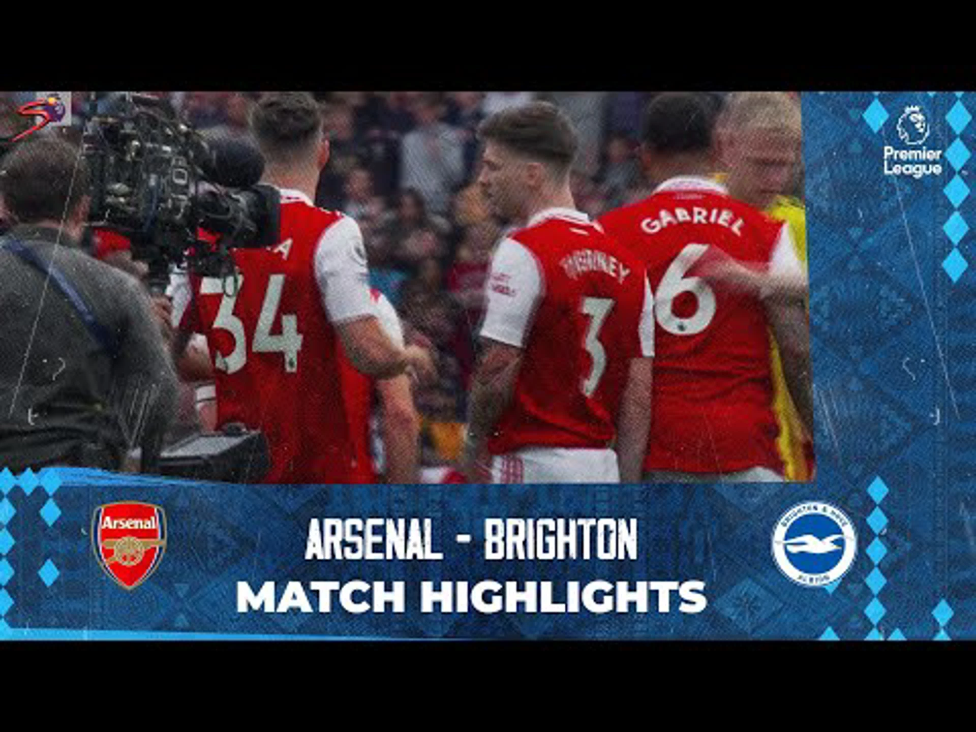 Arsenal v Brighton and Hove Albion | Match in 3 Minutes | Premier League | Highlights