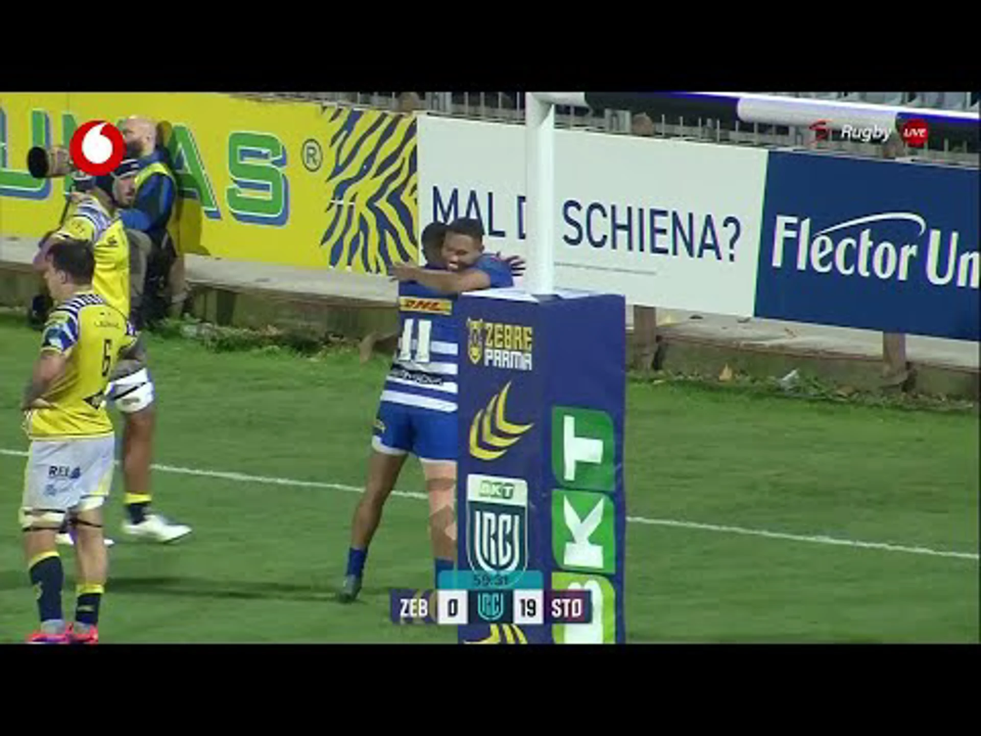 Suleiman Hartzenberg | 60ᵗʰ Minute Try v Zebre Parma