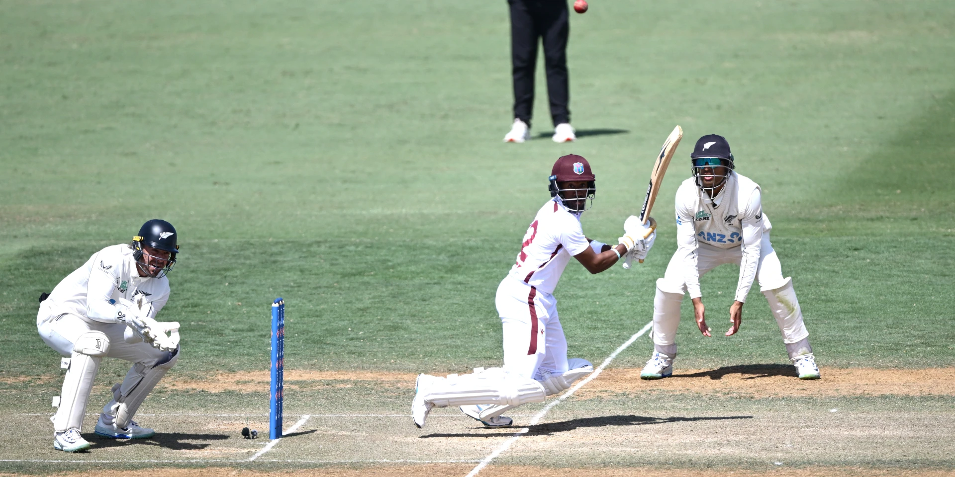 DAY 3: Hodge edges towards century as West Indies 310-4, trail by 265