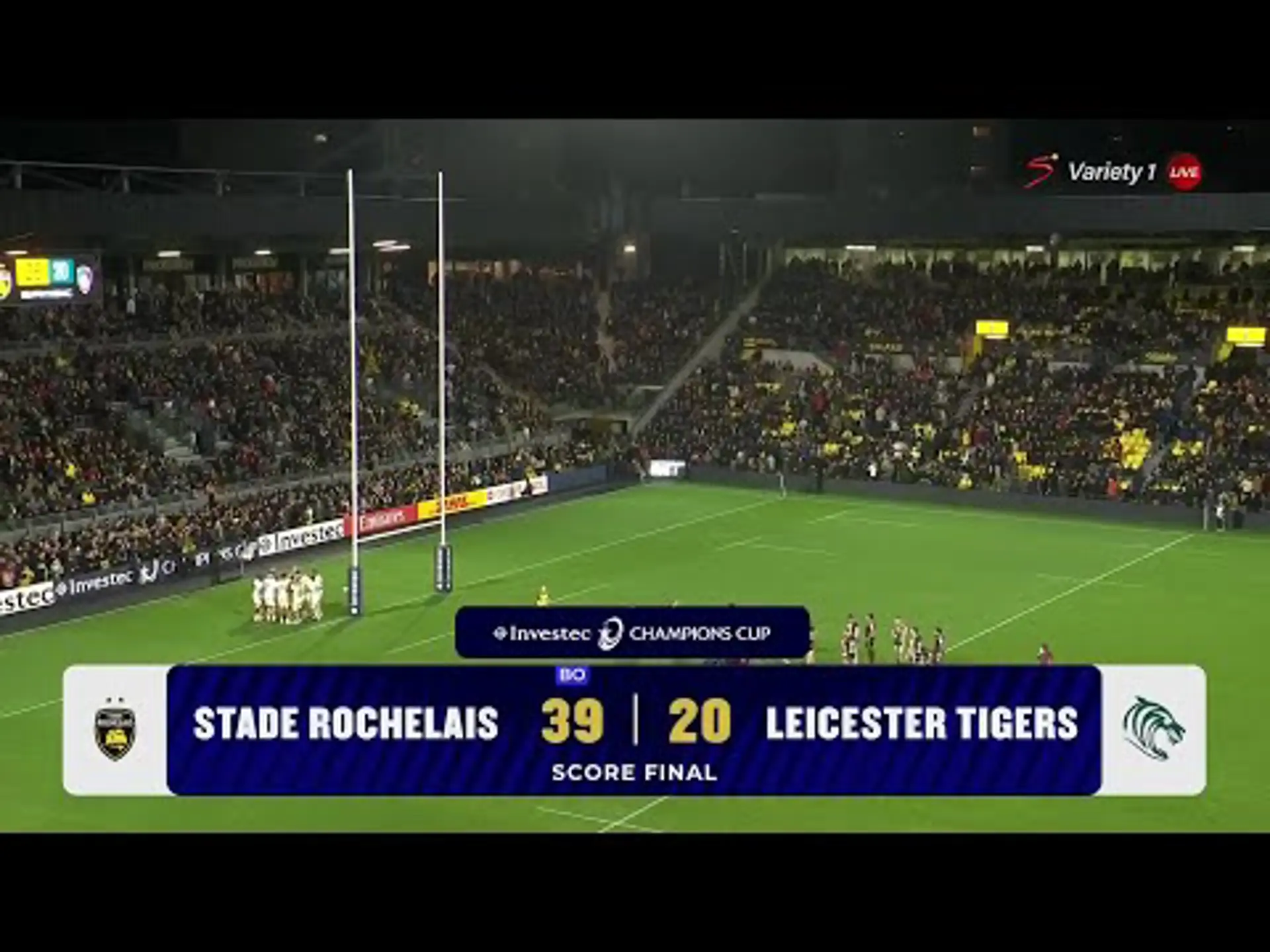 Stade Rochelais v Leicester Tigers | Match in 5 Minutes | Champions Cup