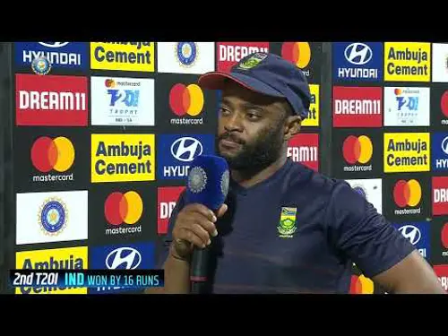 India v South Africa | 2nd T20 International | Post-match interview with Temba Bavuma