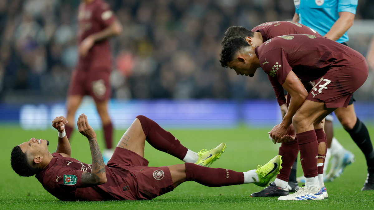 Man City in trouble as injury list lengthens, says Guardiola