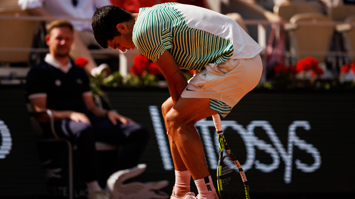 My whole body cramped, never felt tension like this - Alcaraz