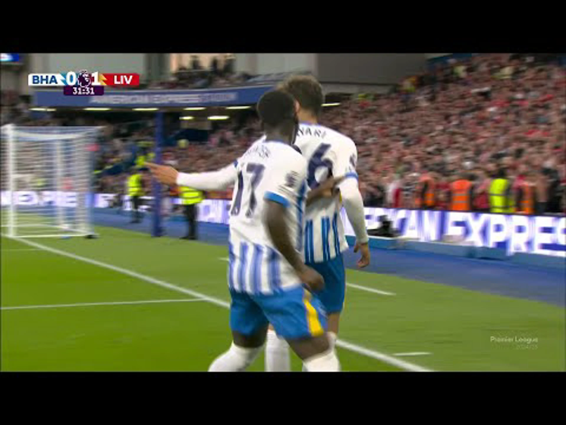 Yasin Ayari | 32ⁿᵈ Minute Goal v Liverpool