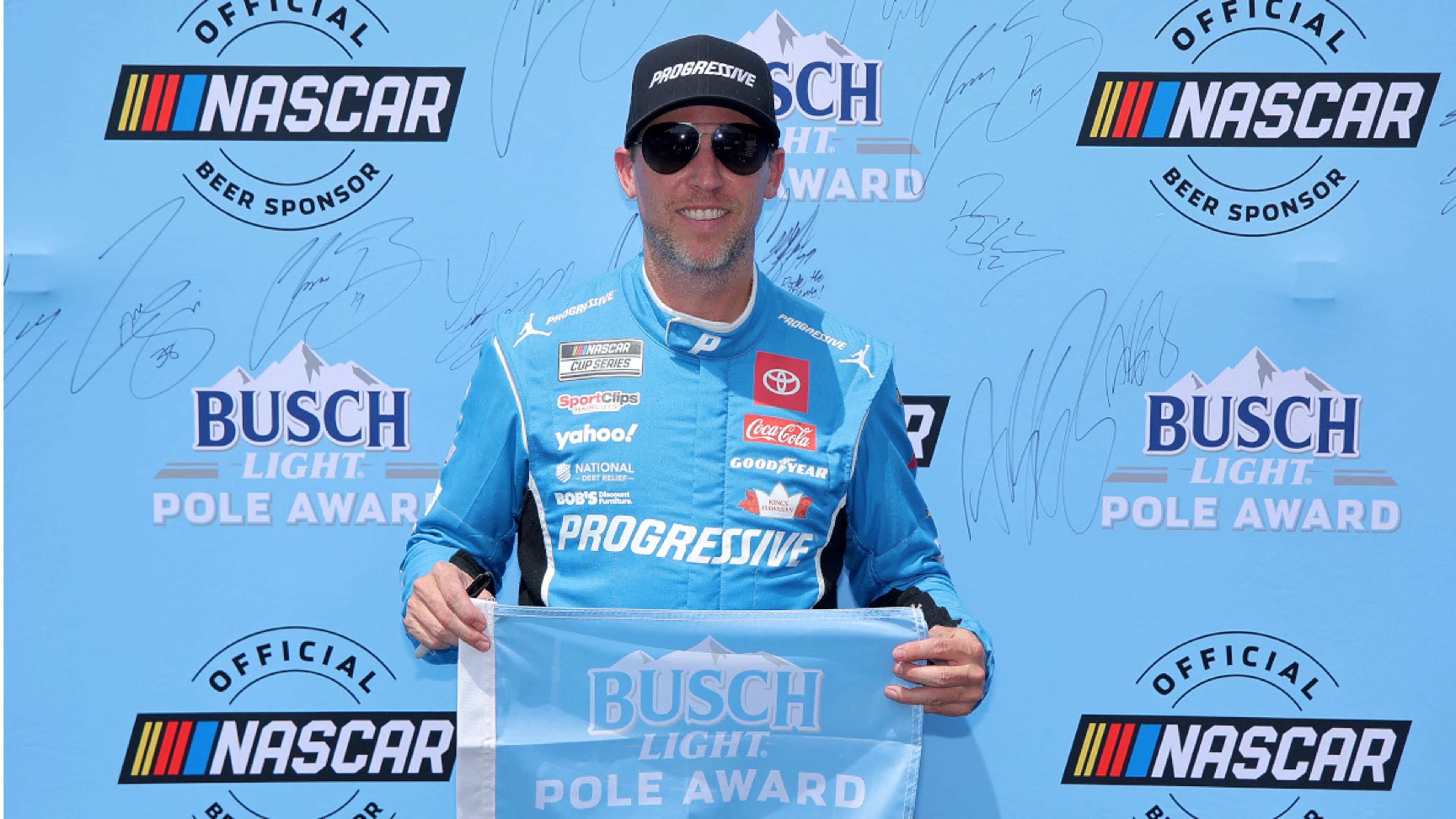 Hamlin grabs pole at Pocono after welcoming son