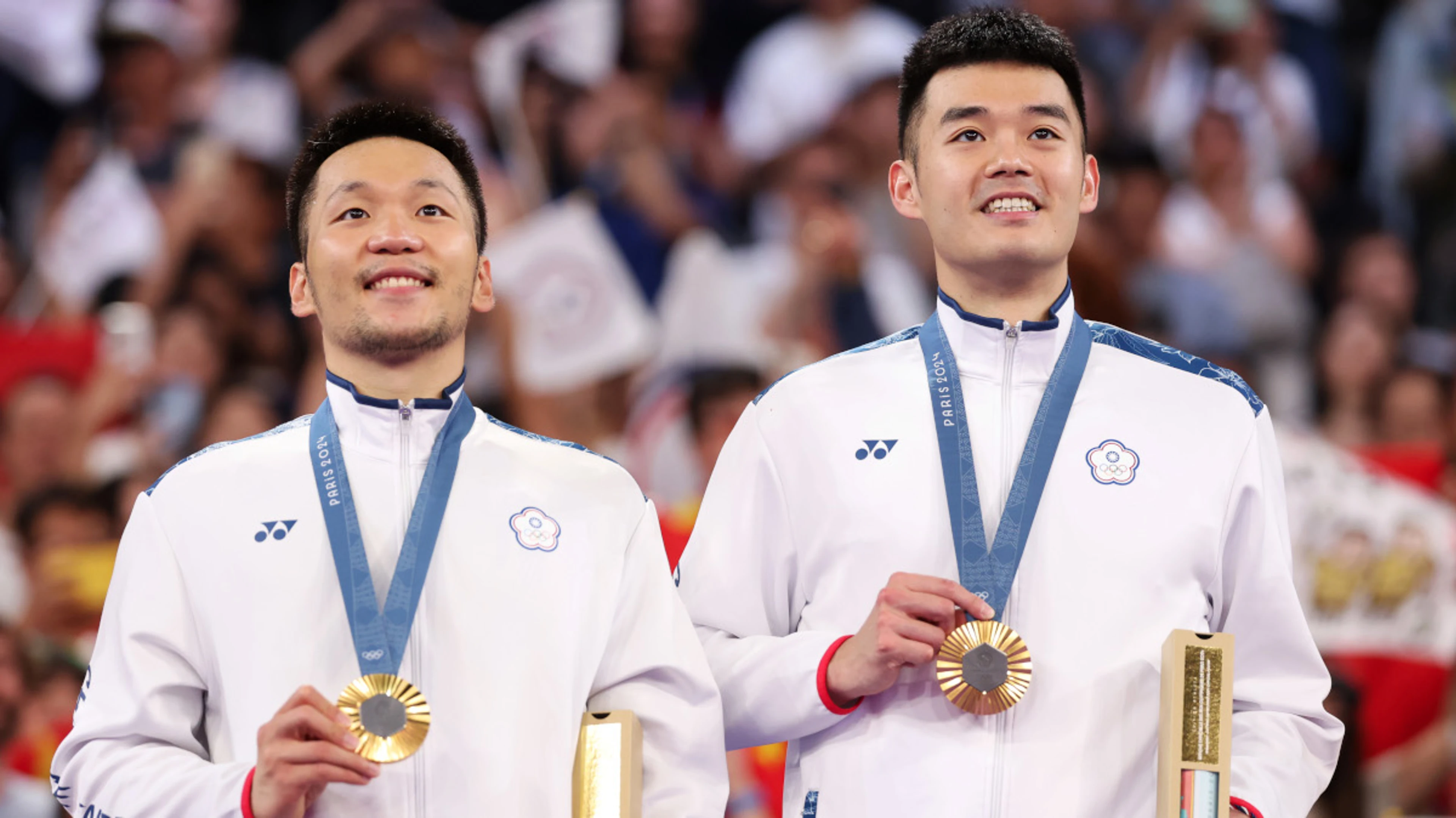 Unseeded Taiwanese pair retain badminton doubles title in Olympic first