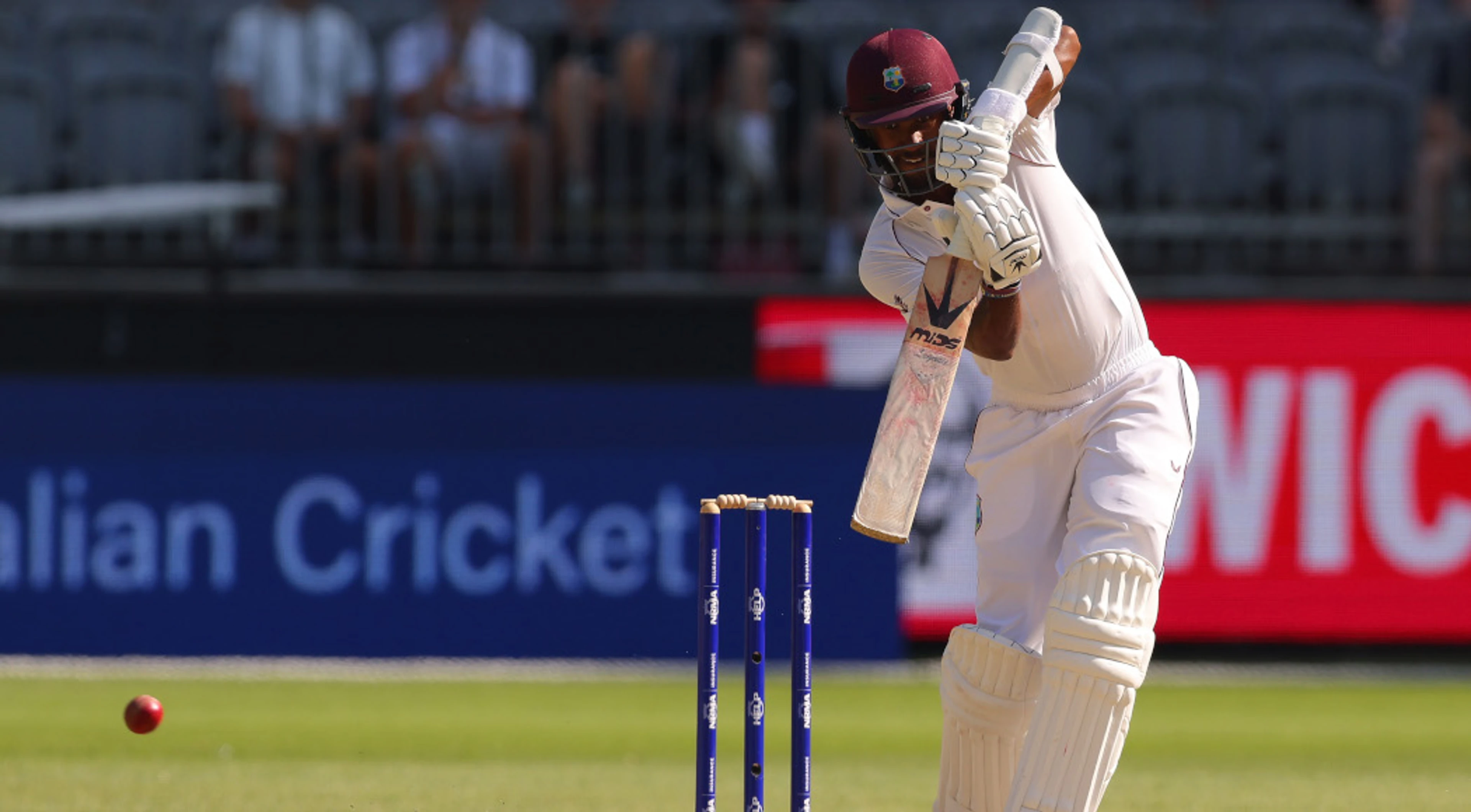 Brathwaite, Chanderpaul hit half-centuries for Windies