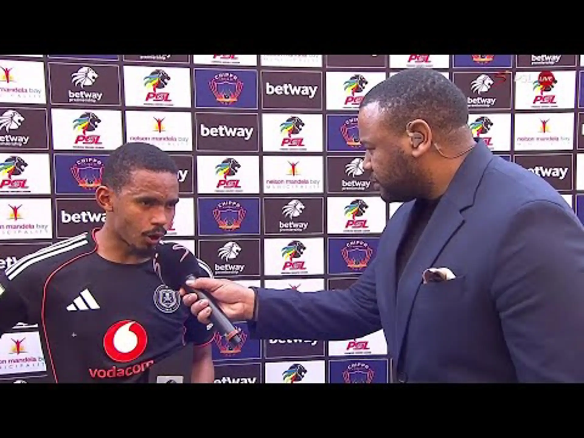 Oswin Appollis on his Man of the Match display against Chippa United | Betway Premiership