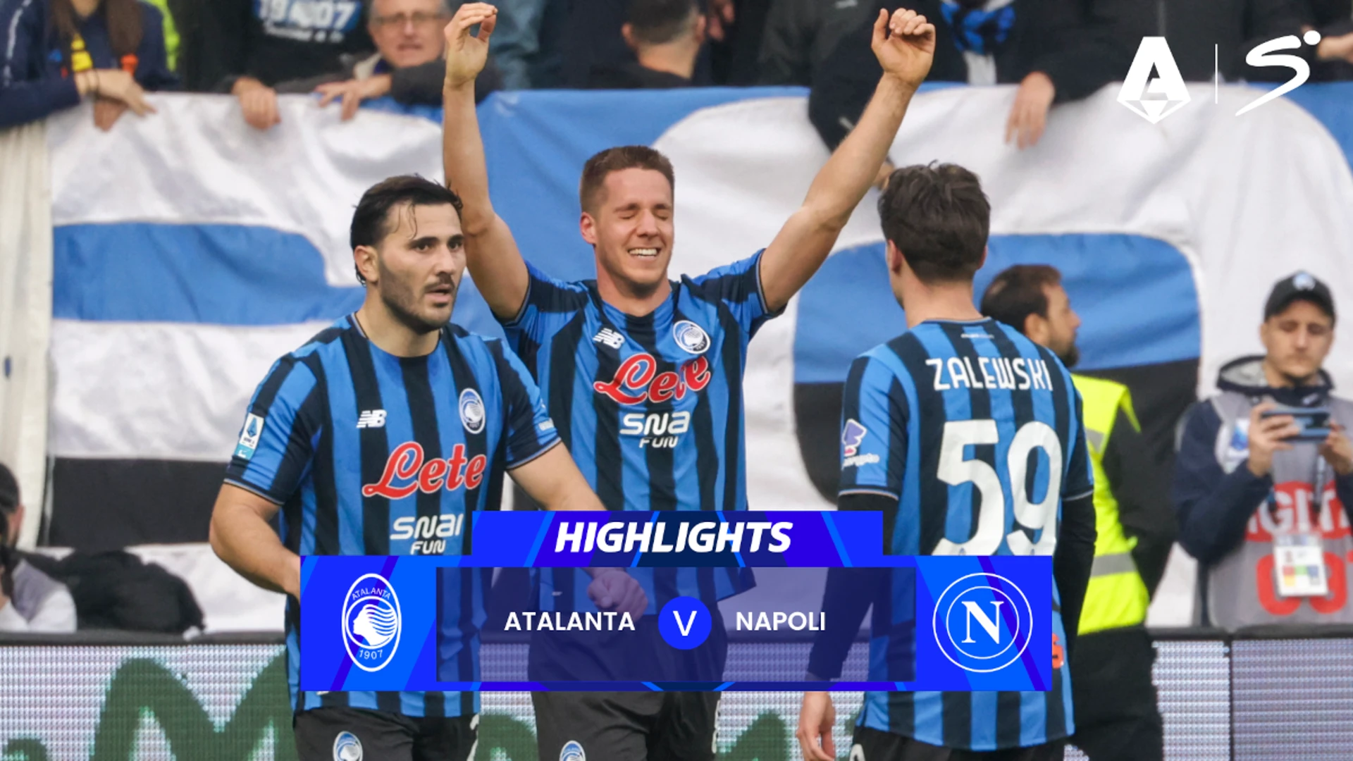 Atalanta v Napoli | Match Highlights | Italian Serie A