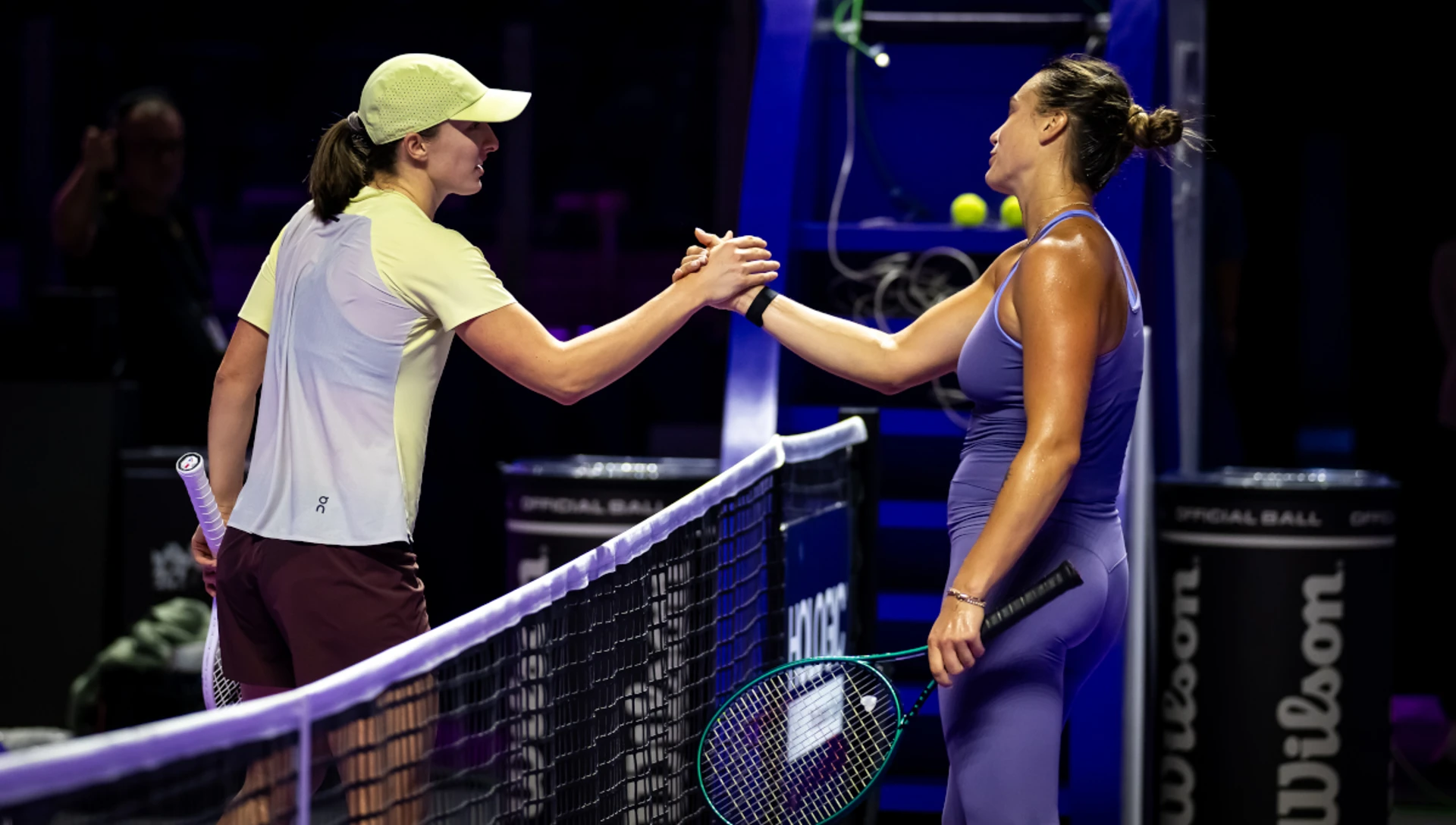 Sabalenka and Swiatek in showdown at WTA Finals