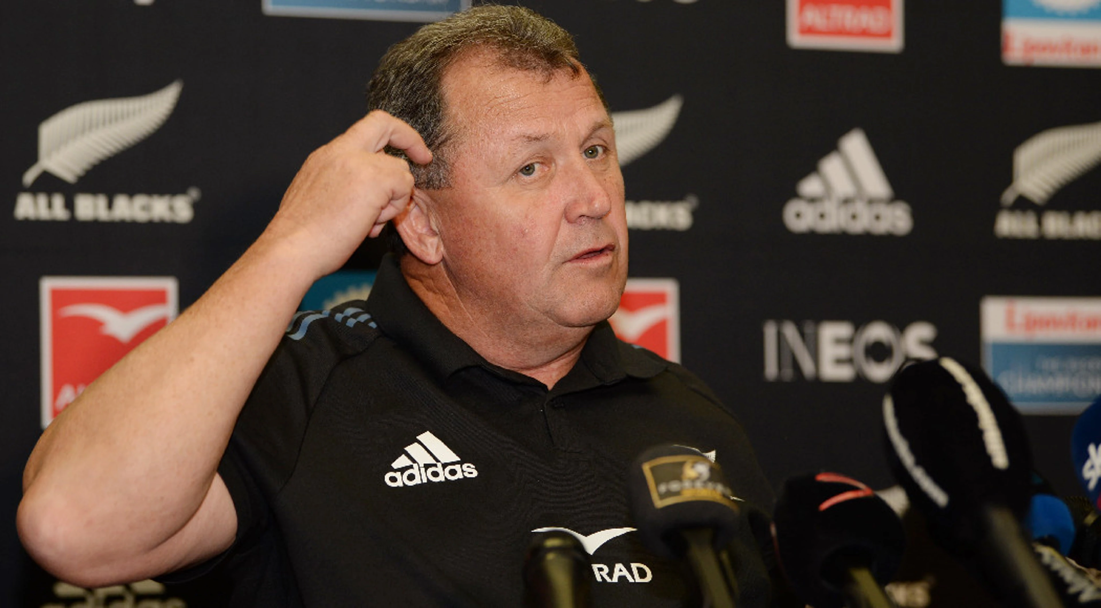 Foster looks like a man feeling the pressure