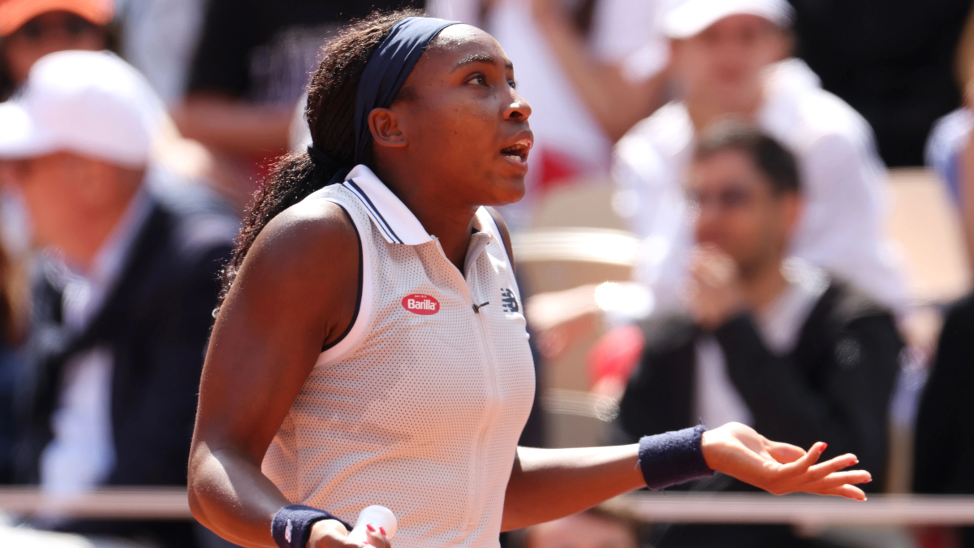 Gauff says lack of video replays in tennis 'ridiculous'