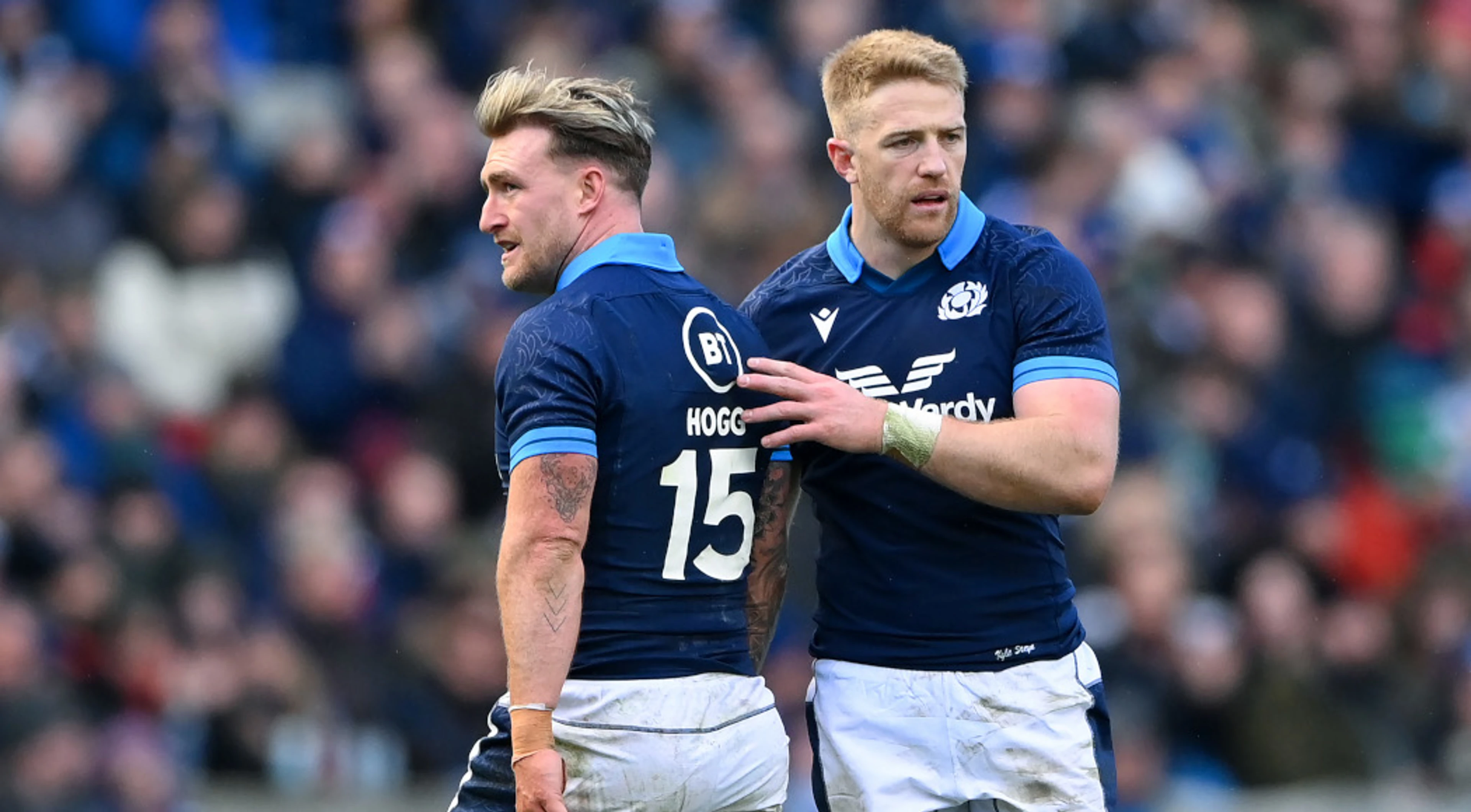 Scotland duo Hogg and Russell to miss Italy clash