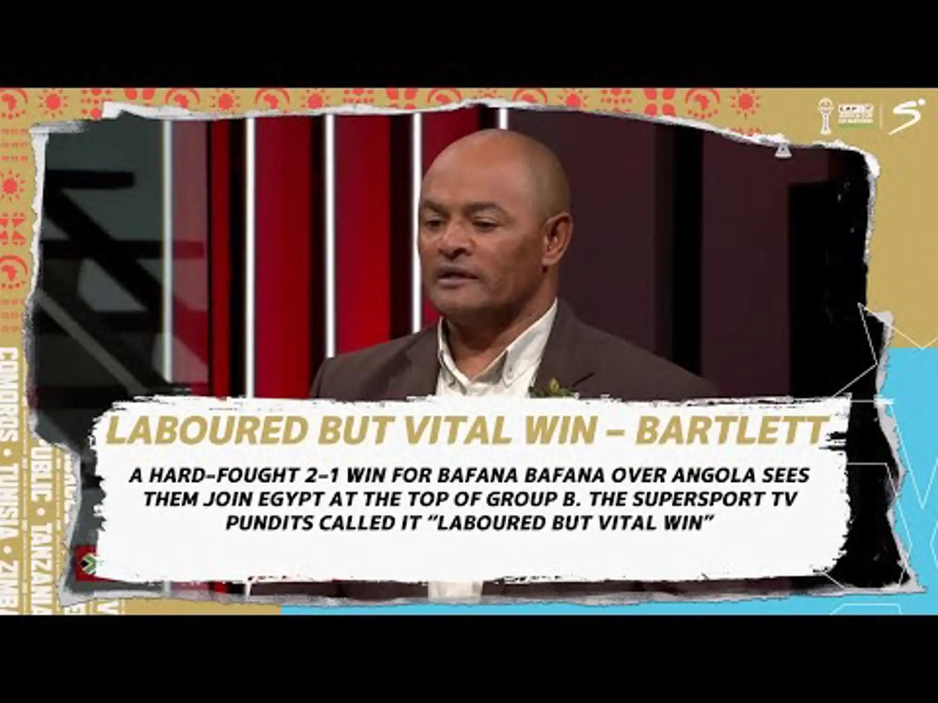 Laboured but vital win - Shaun Bartlett | Bafana Bafana v Angola