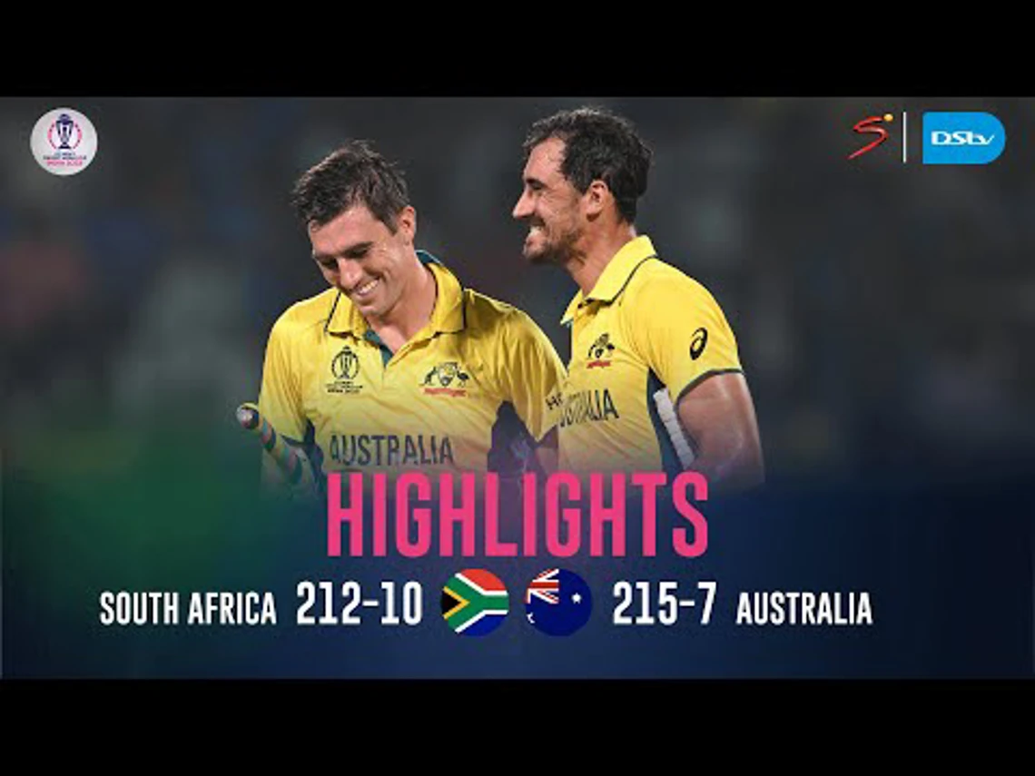 South Africa v Australia | Match Highlights | ICC Cricket World Cup - Semi Finals