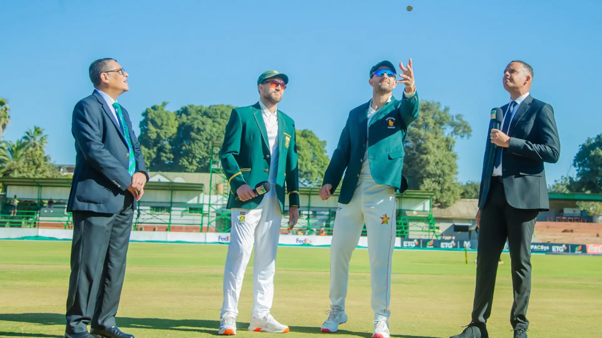 Zimbabwe elect to bowl first in second test