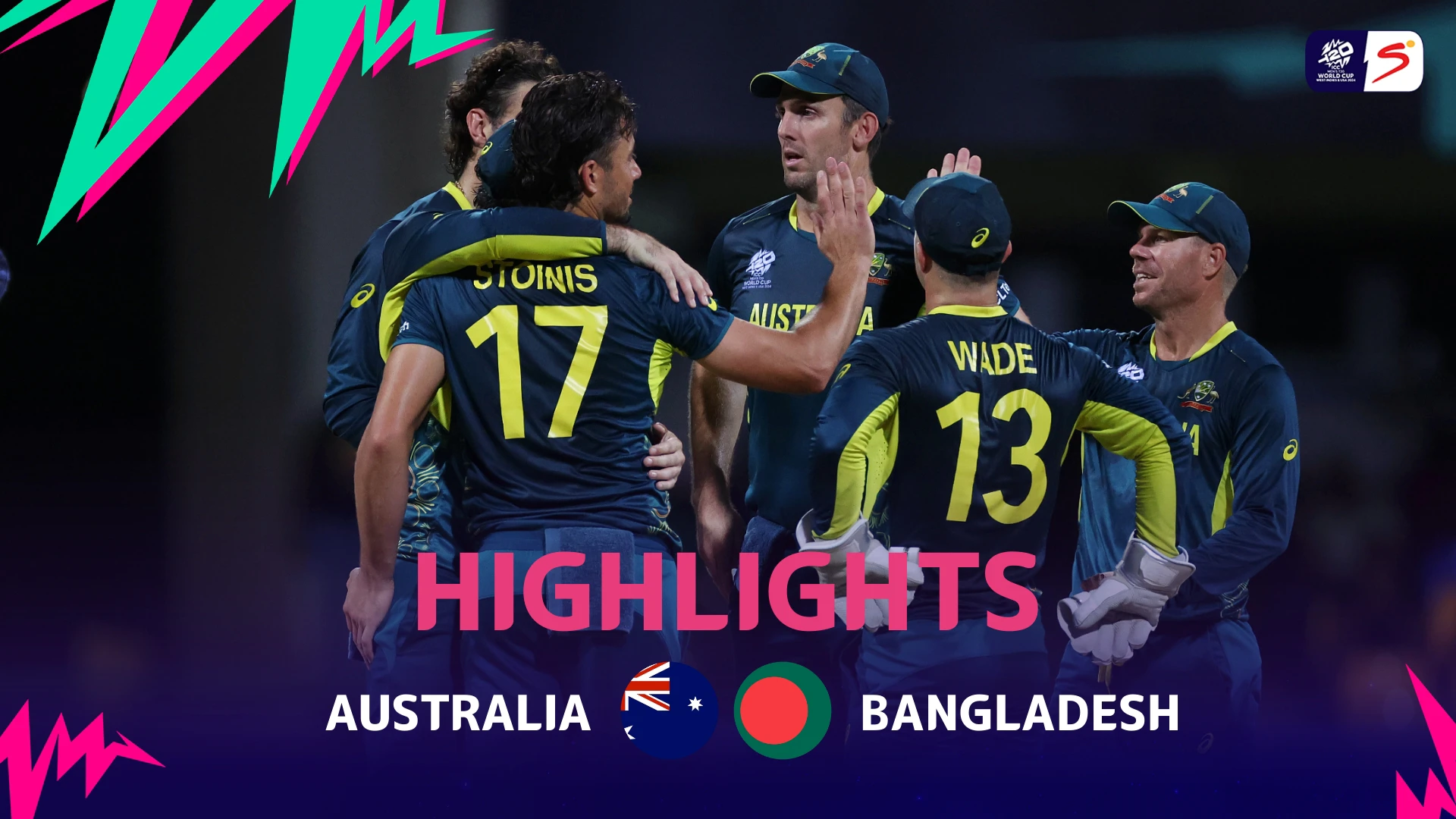 Australia v Bangladesh | Match Highlights | ICC T20 World Cup Group 1
