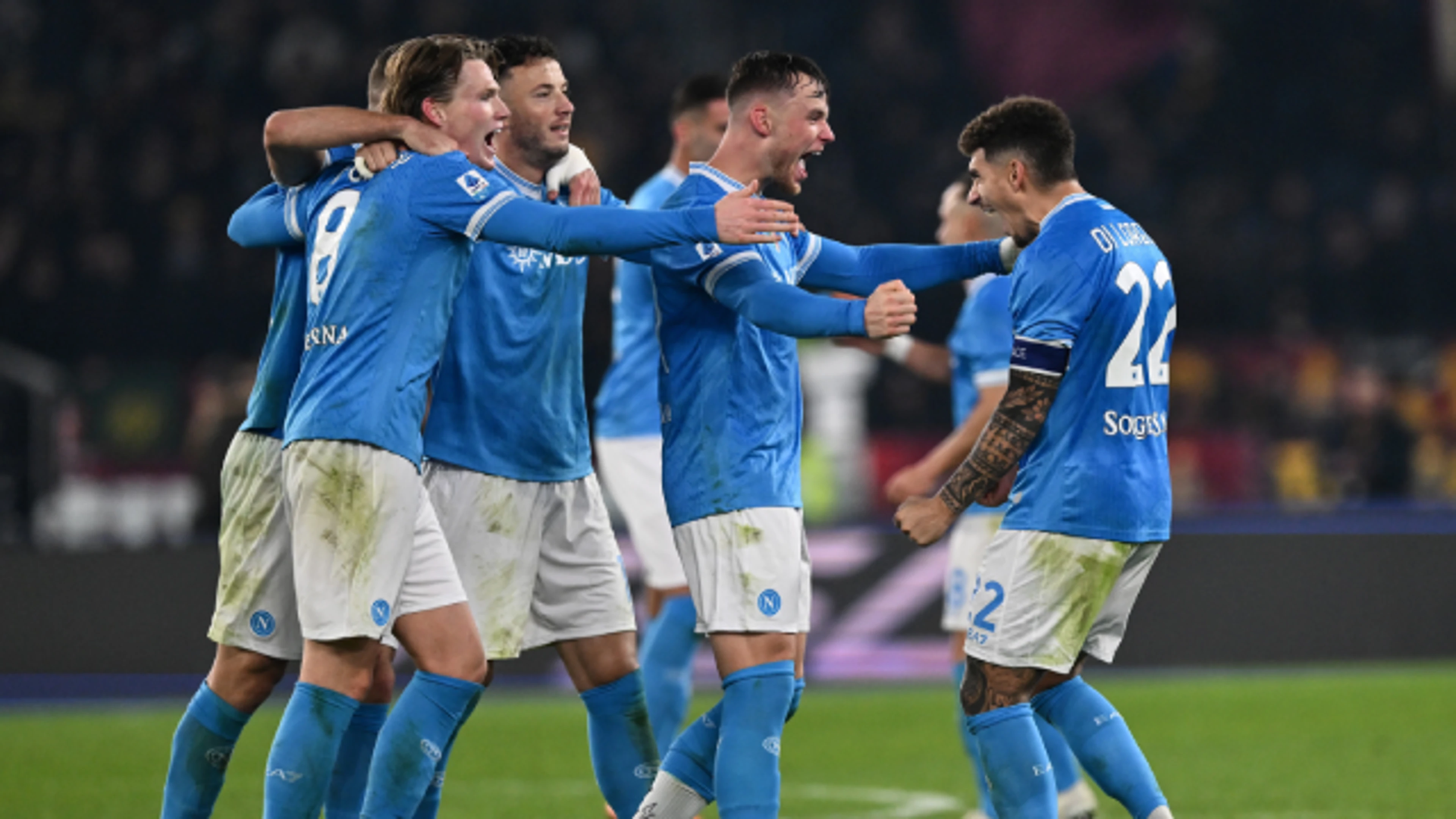 Roma v Napoli | Match Highlights | Italian Serie A