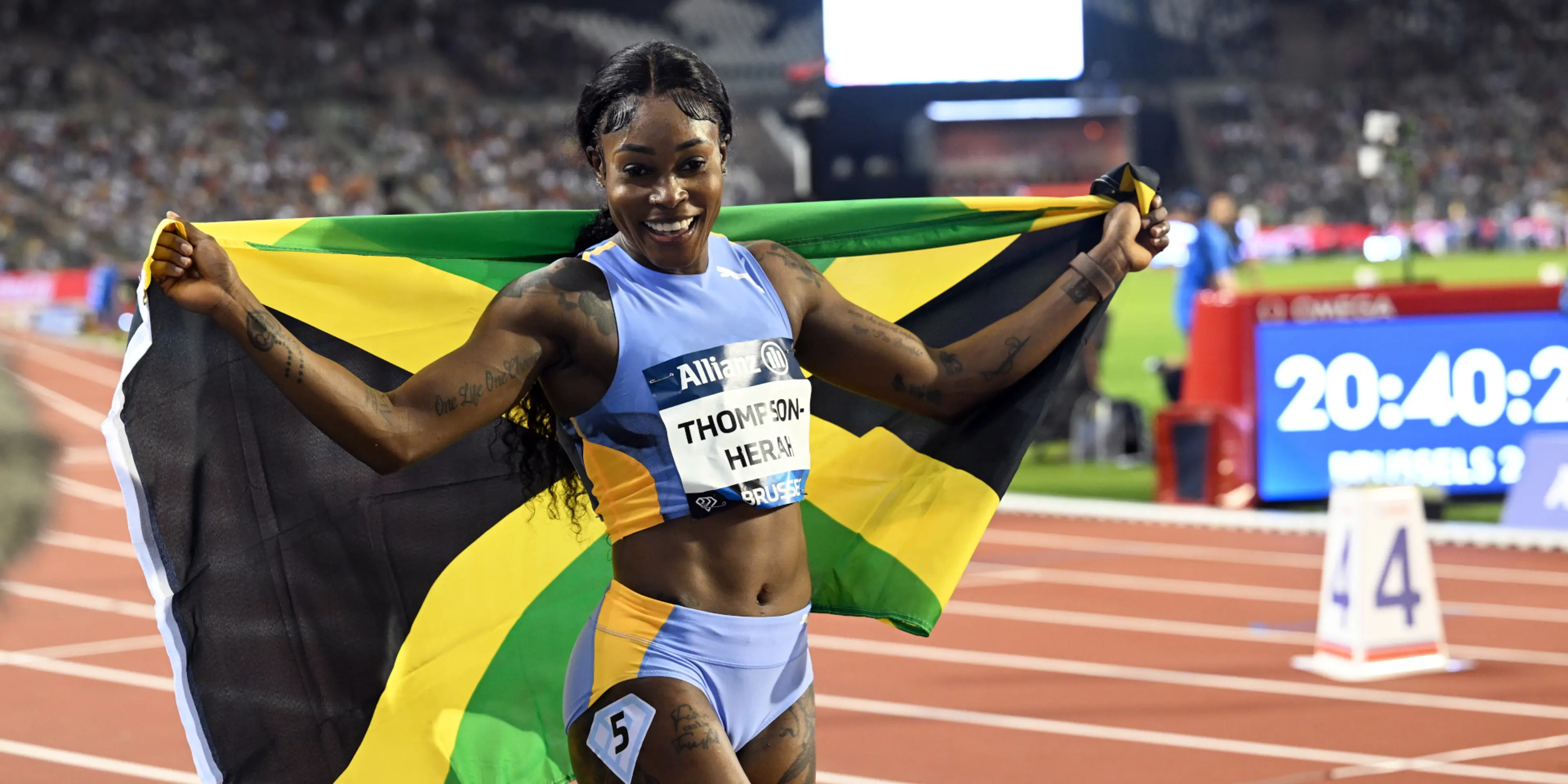 Jamaica's Thompson-Herah runs first race since 2024