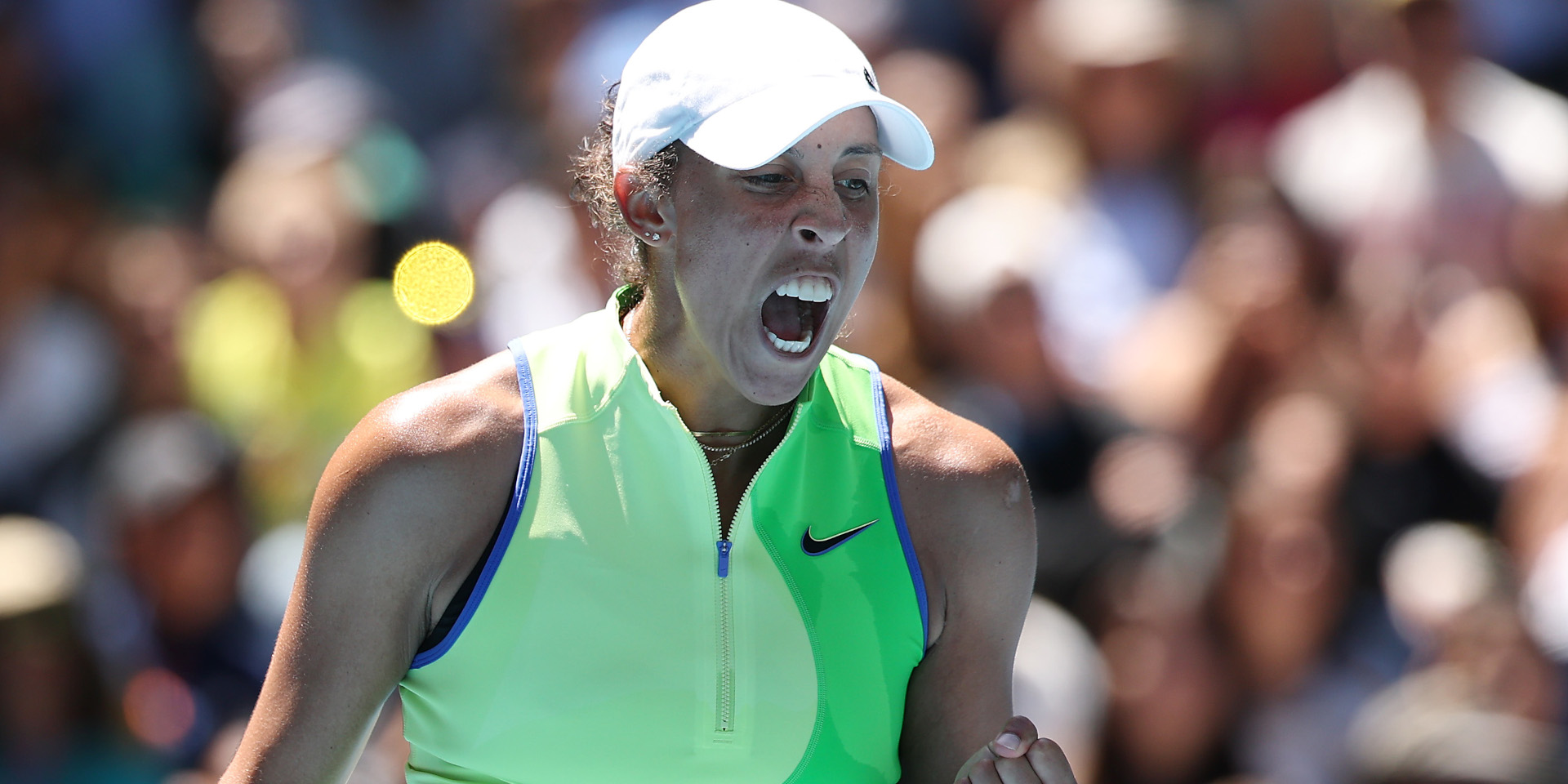 Keys beats the heat and Pliskova to reach fourth round