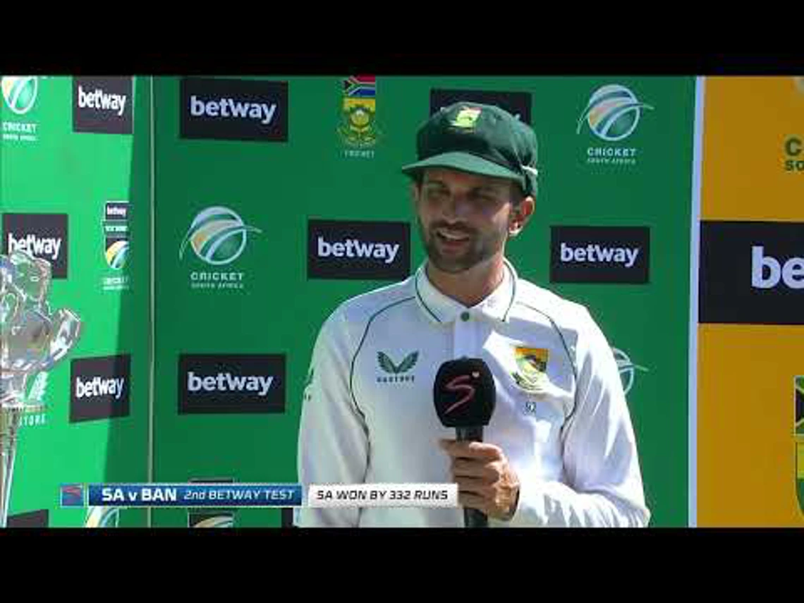 South Africa v Bangladesh | 2nd Test Day 4 | Post match interview with Keshav Maharaj