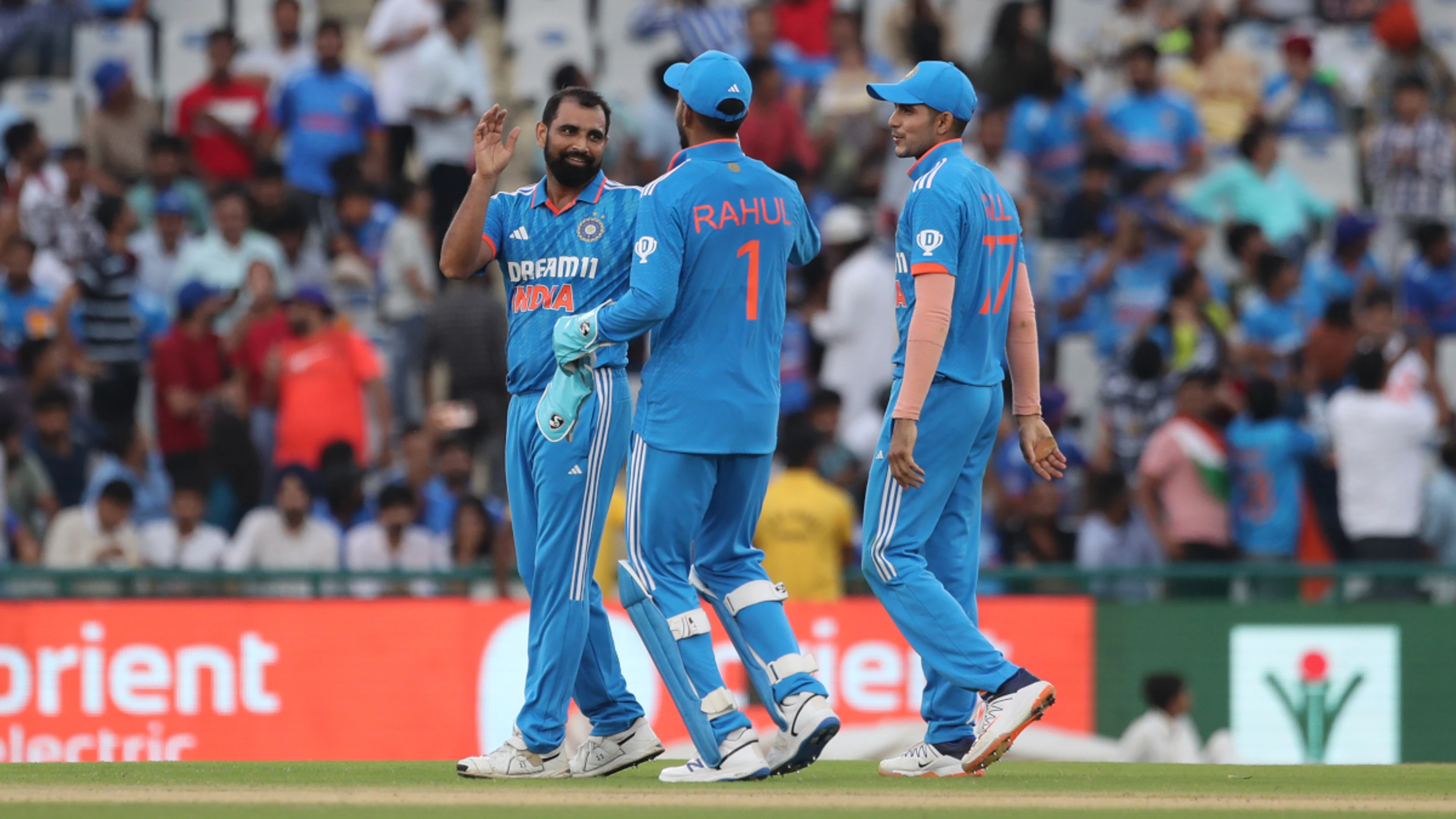 India batters shine against Australia after Shami strikes