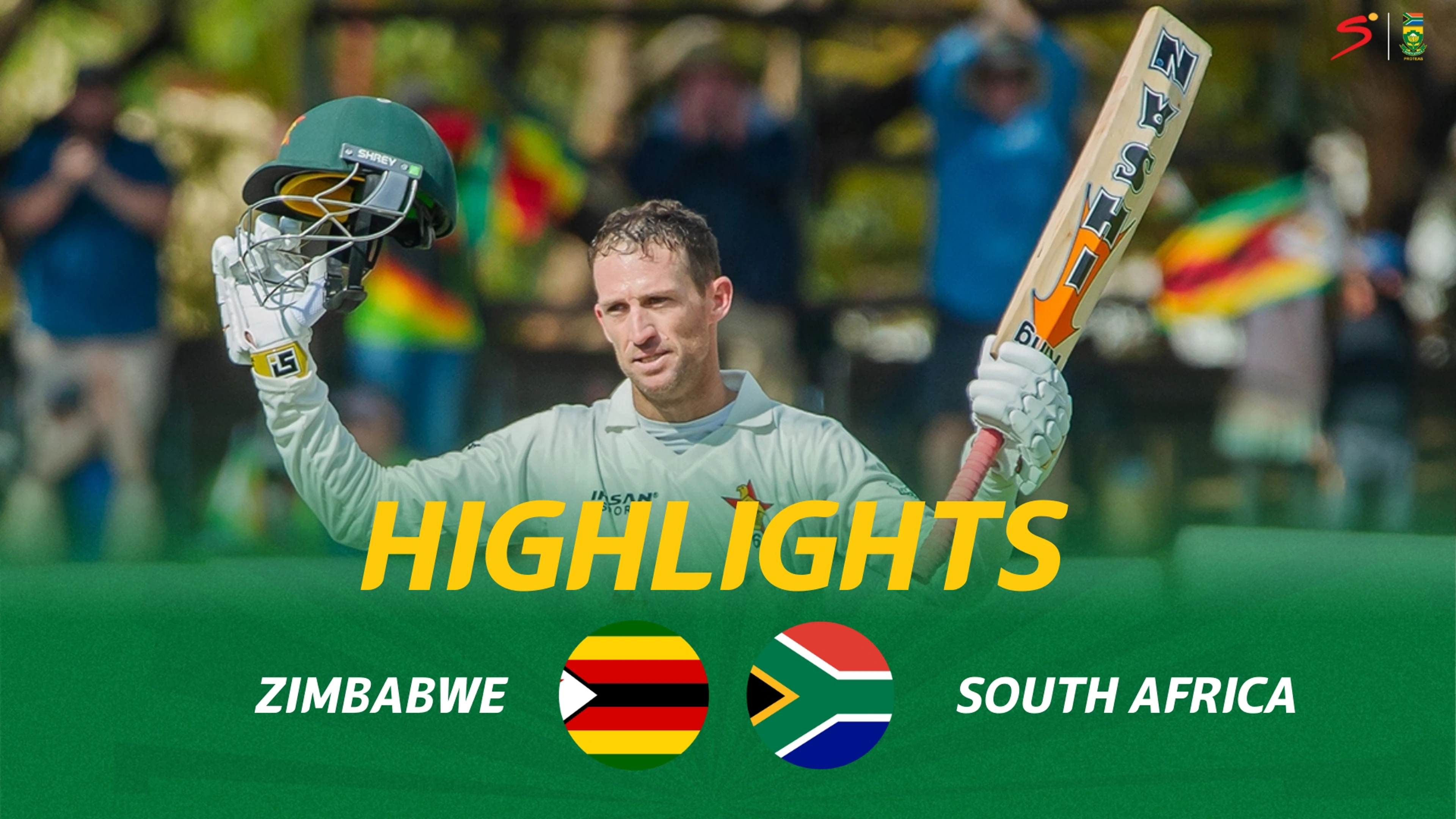 Zimbabwe v South Africa | Short Highlights | 1st Test Day 2