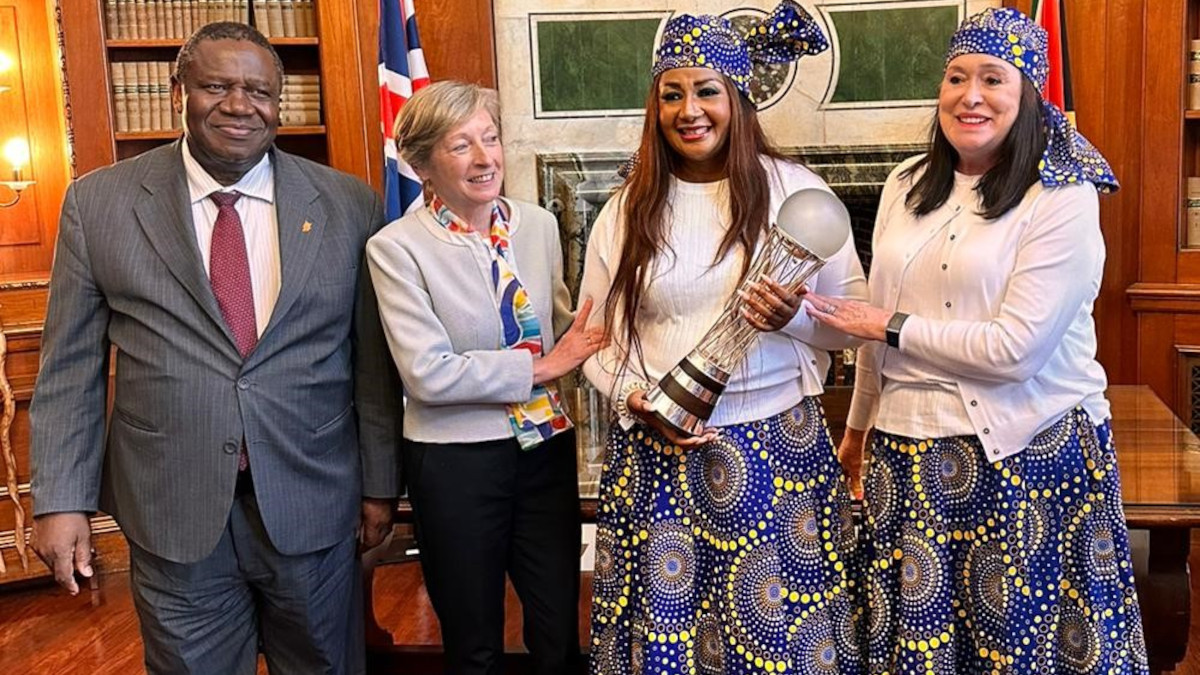 Netball World Cup trophy on its way to South Africa