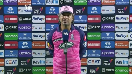 Ipl Rajasthan Royals V Royal Challengers Bangalore Post Match Interview With Kumar 4158